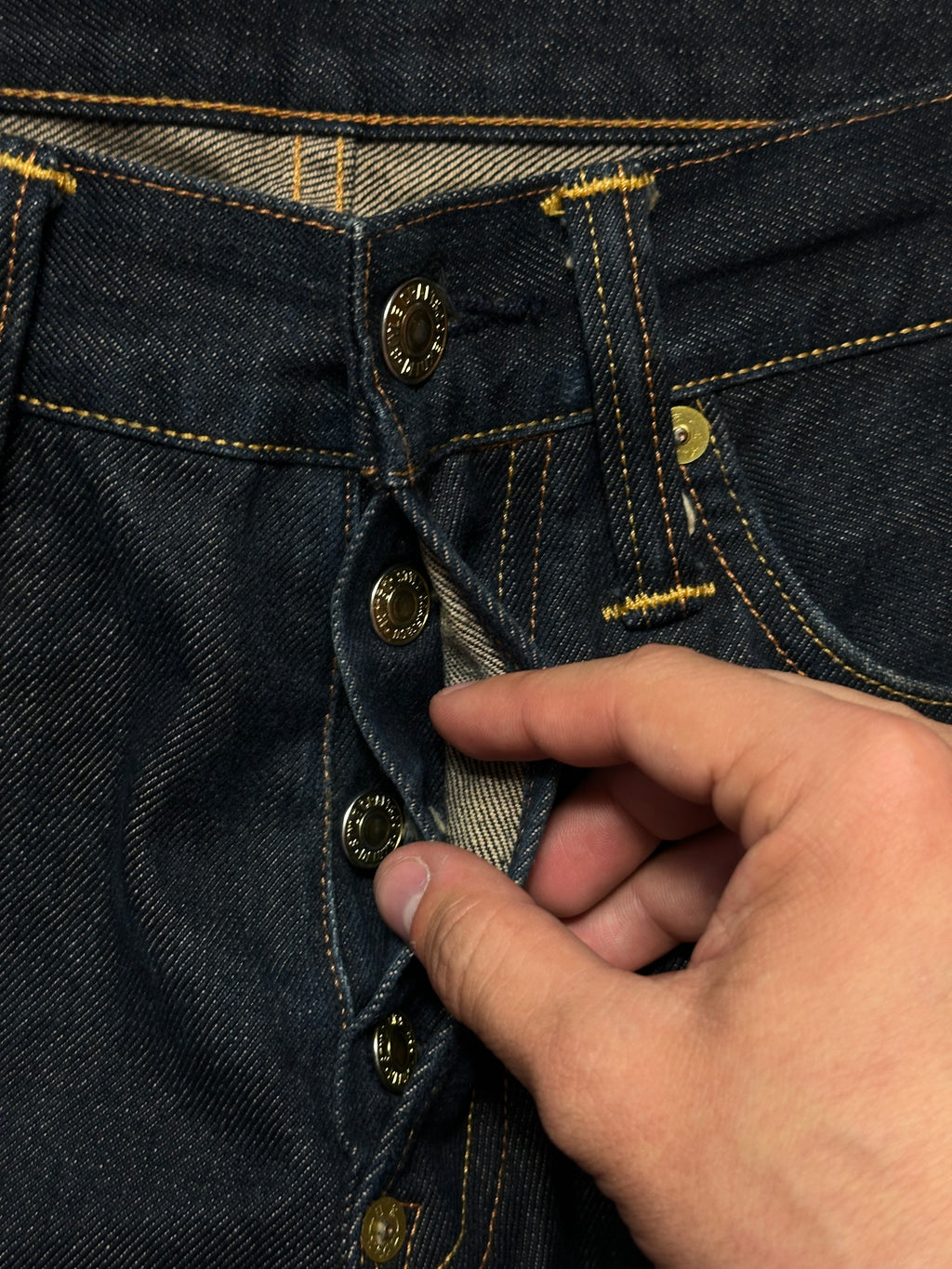 Vintage Evisu Year of The Dragon Collector Edition Raw Selvedge Jeans