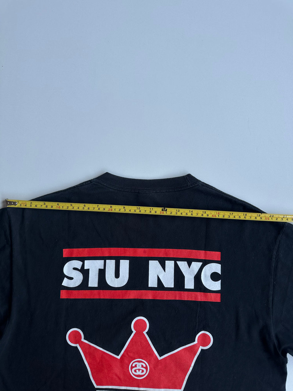 Vintage Stussy STU NYC Crown International Tee Black