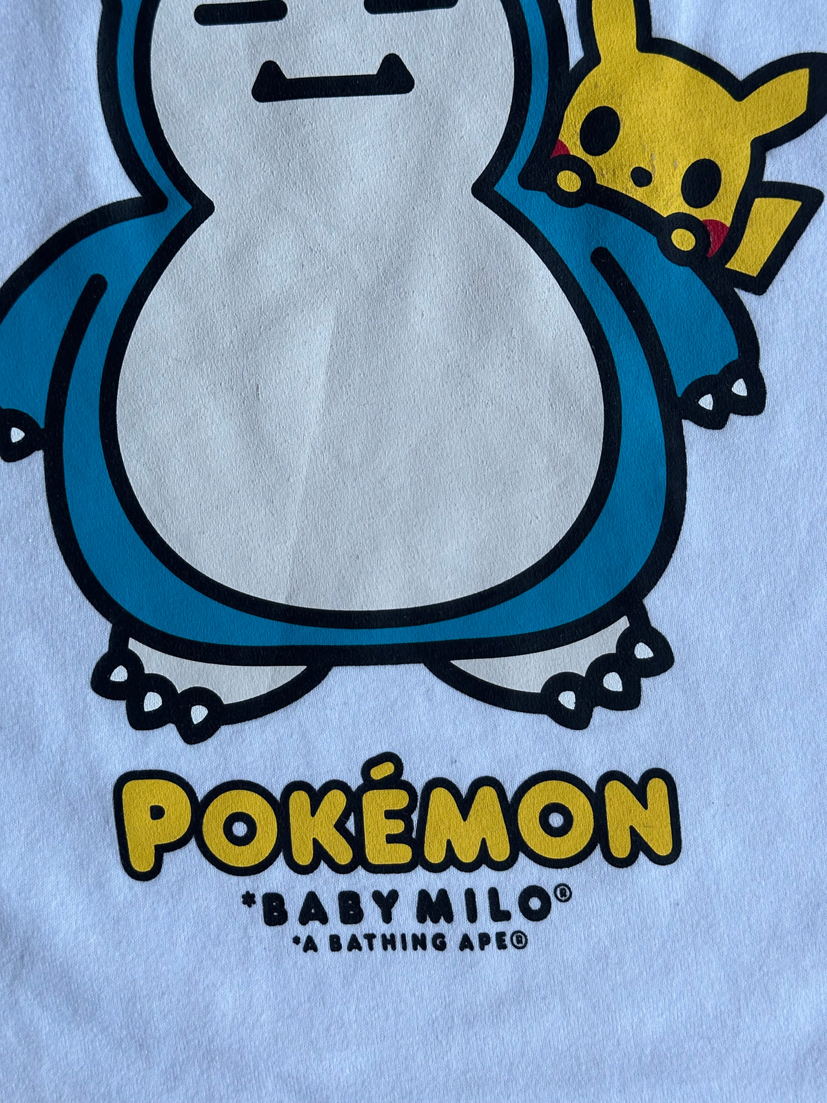 BAPE x Pokémon Baby Milo Snorlax Tee White – FW20