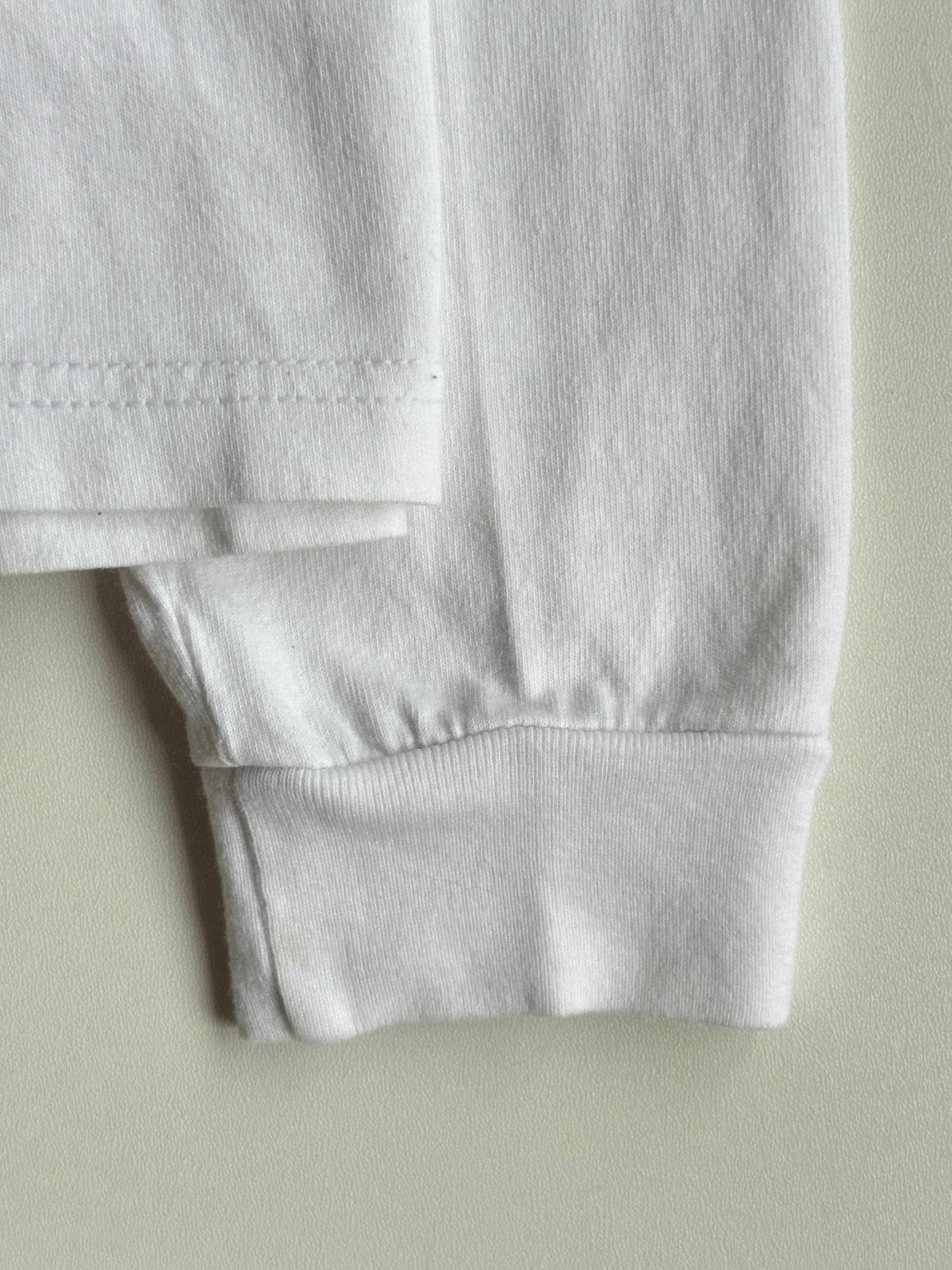 Vintage Stussy Built For The Tribe Long Sleeve Tee White
