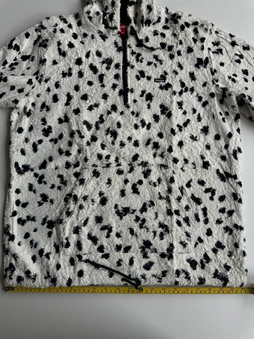 Supreme Fur Pullover Hoodie Dalmatian – SS14 - Size M