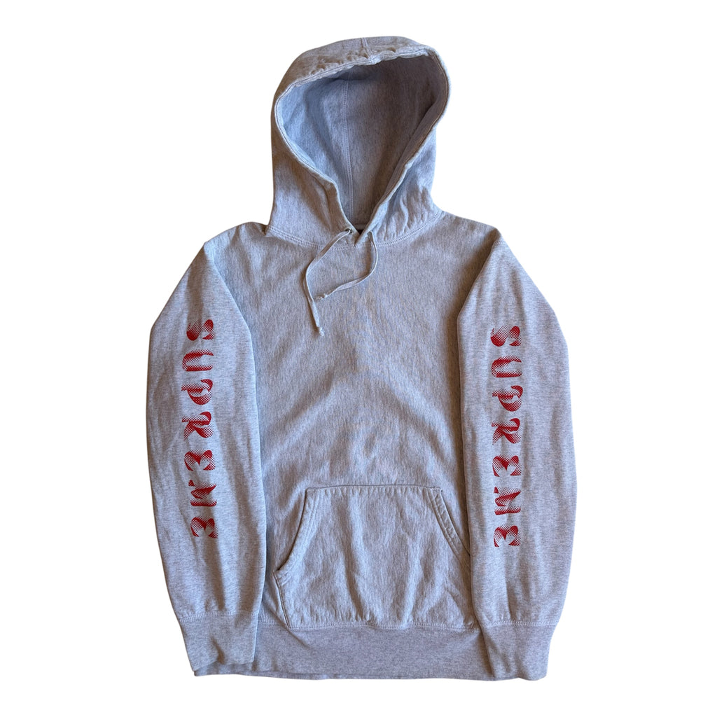 Supreme Gradient Sleeve Hooded Sweatshirt Ash Grey – FW18