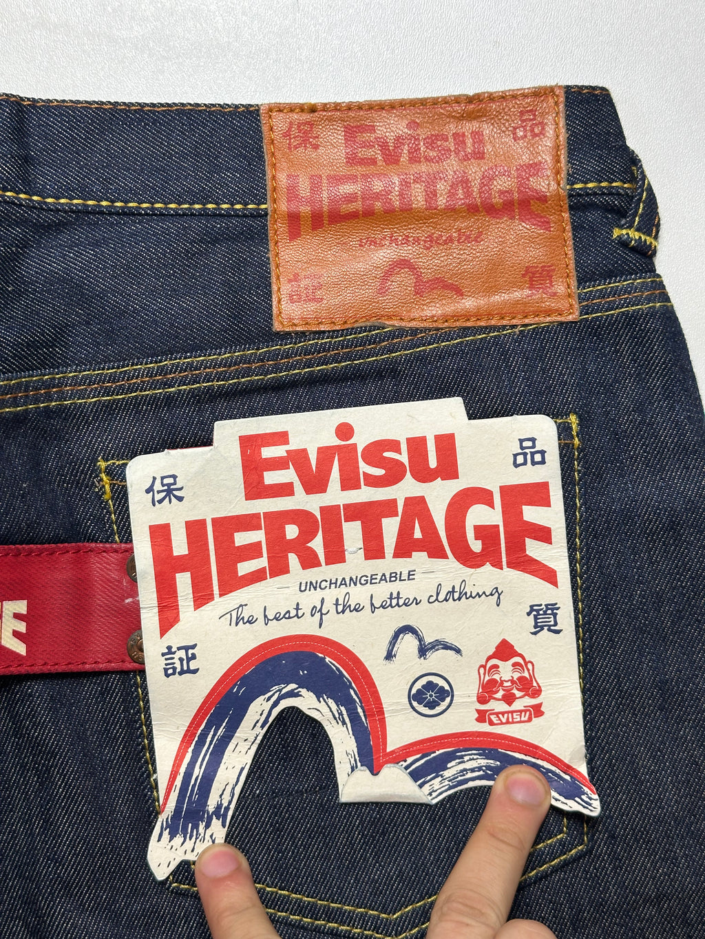 Vintage Evisu Embroidered Seagull Selvedge Jeans