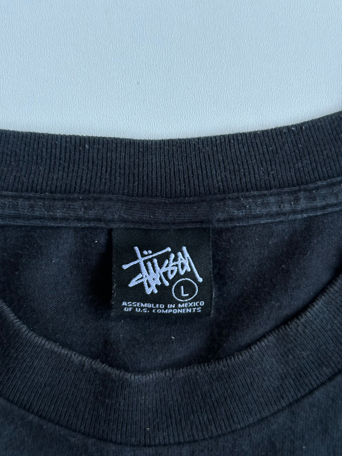 Vintage Stussy STU NYC Crown International Tee Black