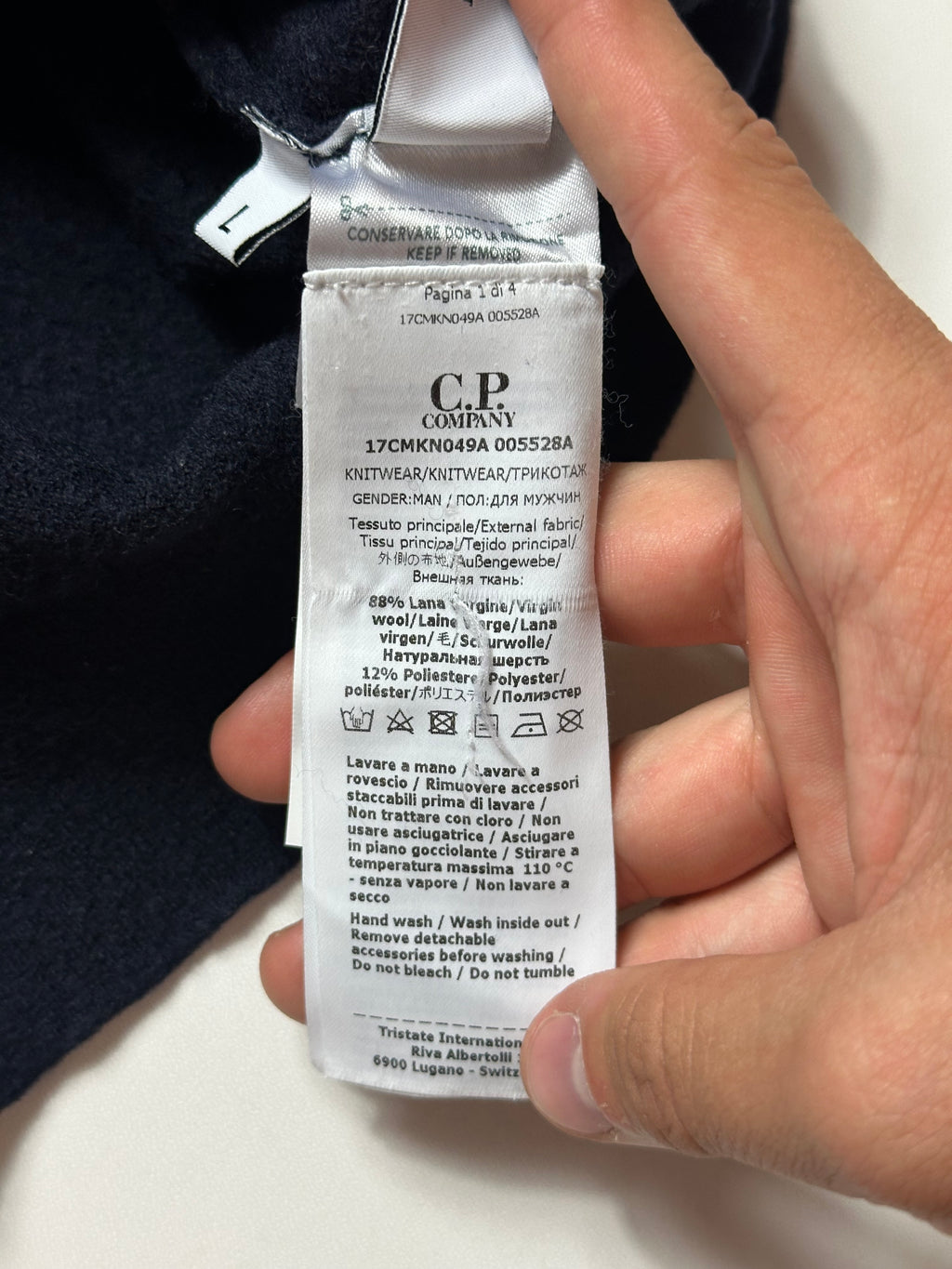 C.P. Company Wool Crewneck