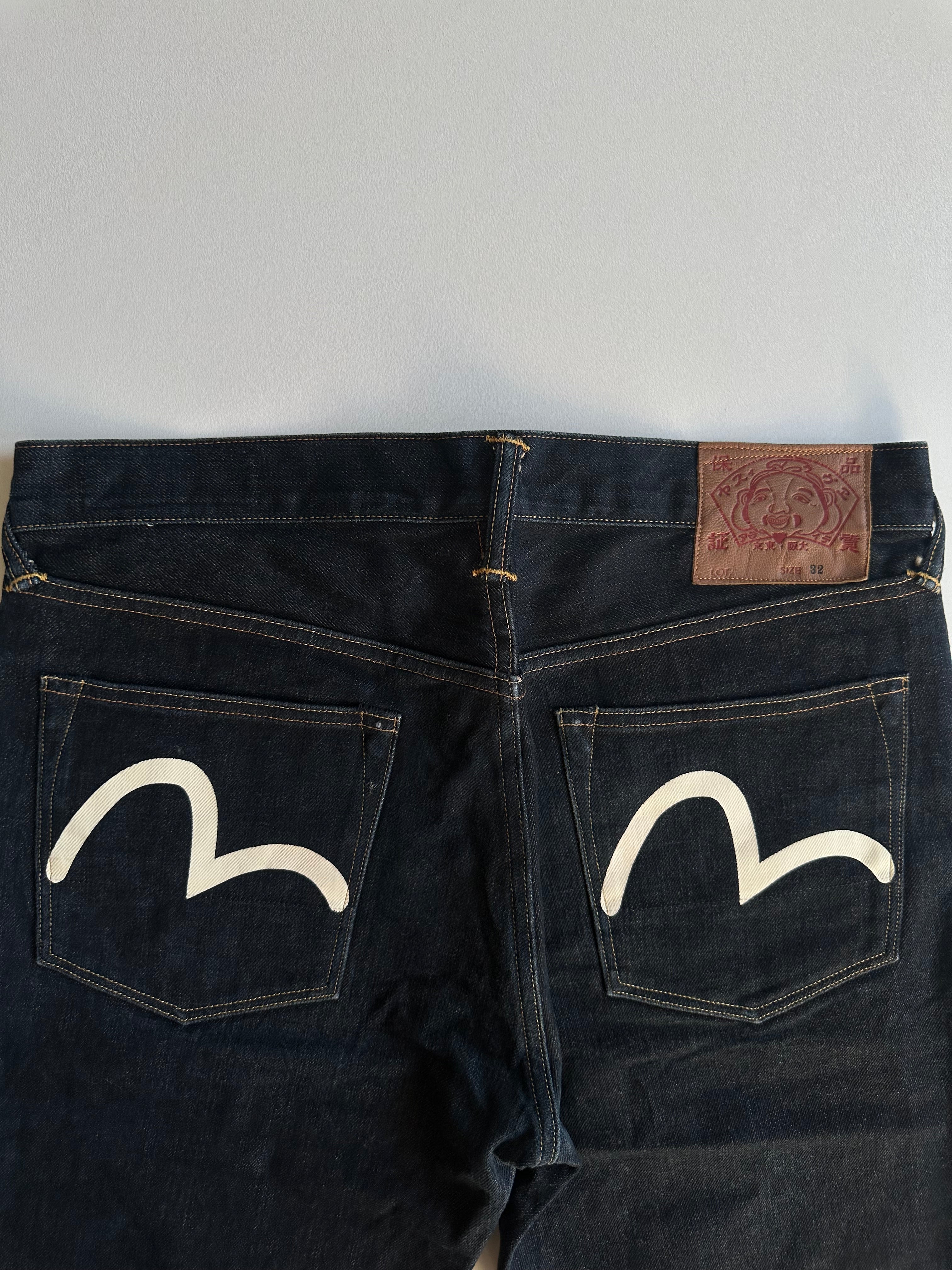 Vintage Selvedge Evisu Seagull Jorts