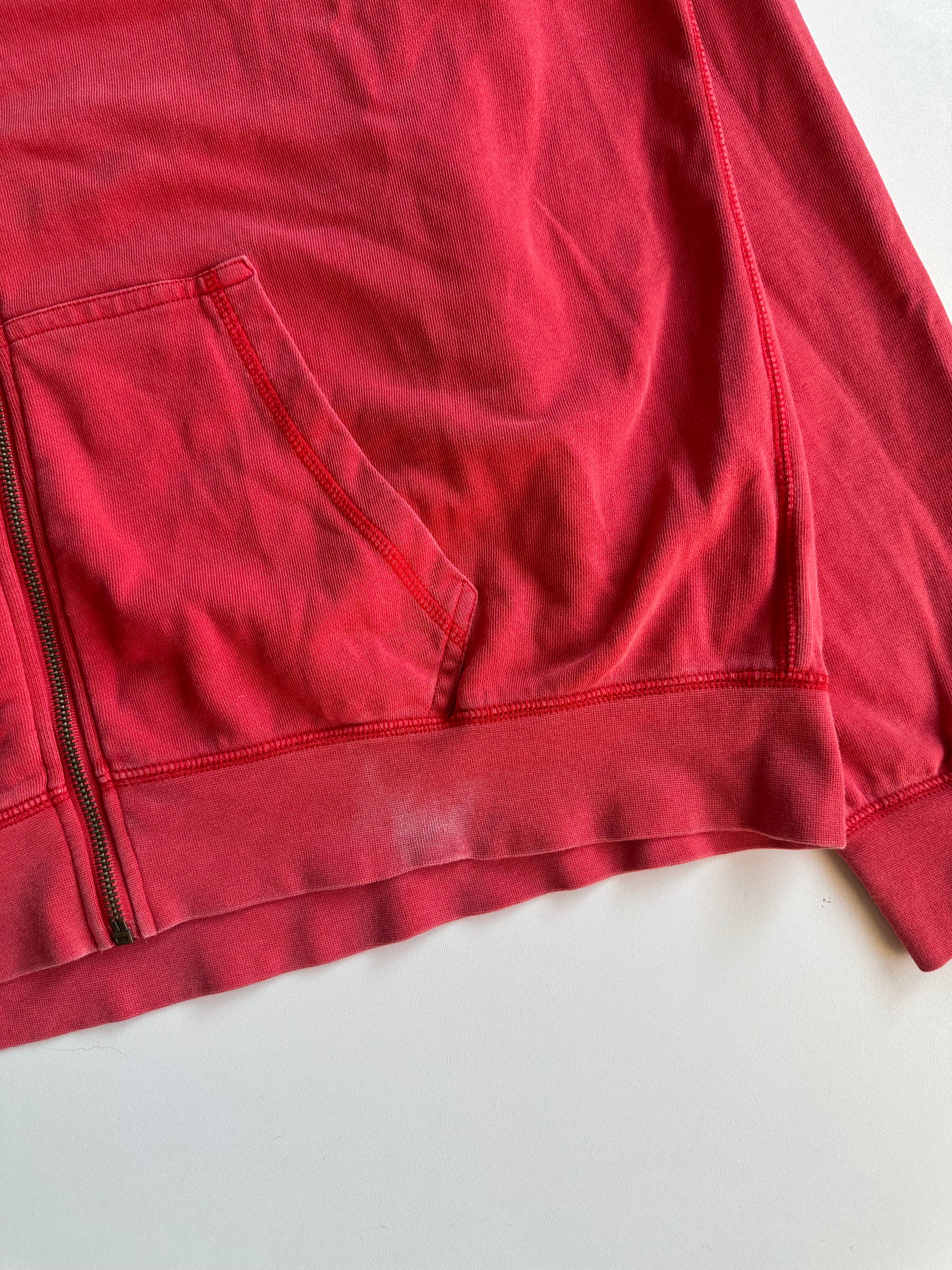Vintage Stussy 8 Ball Logo Zip Hoodie