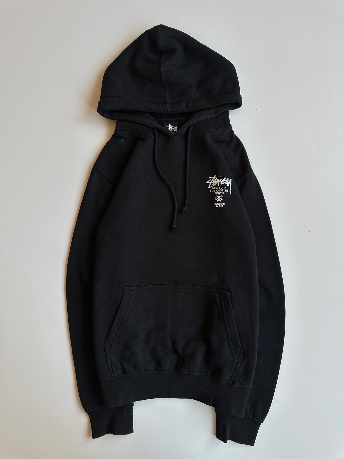 Stussy World Tour Pullover Hoodie Black