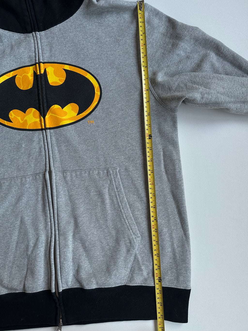 BAPE x DC Batman Full Zip Hoodie Grey – SS19