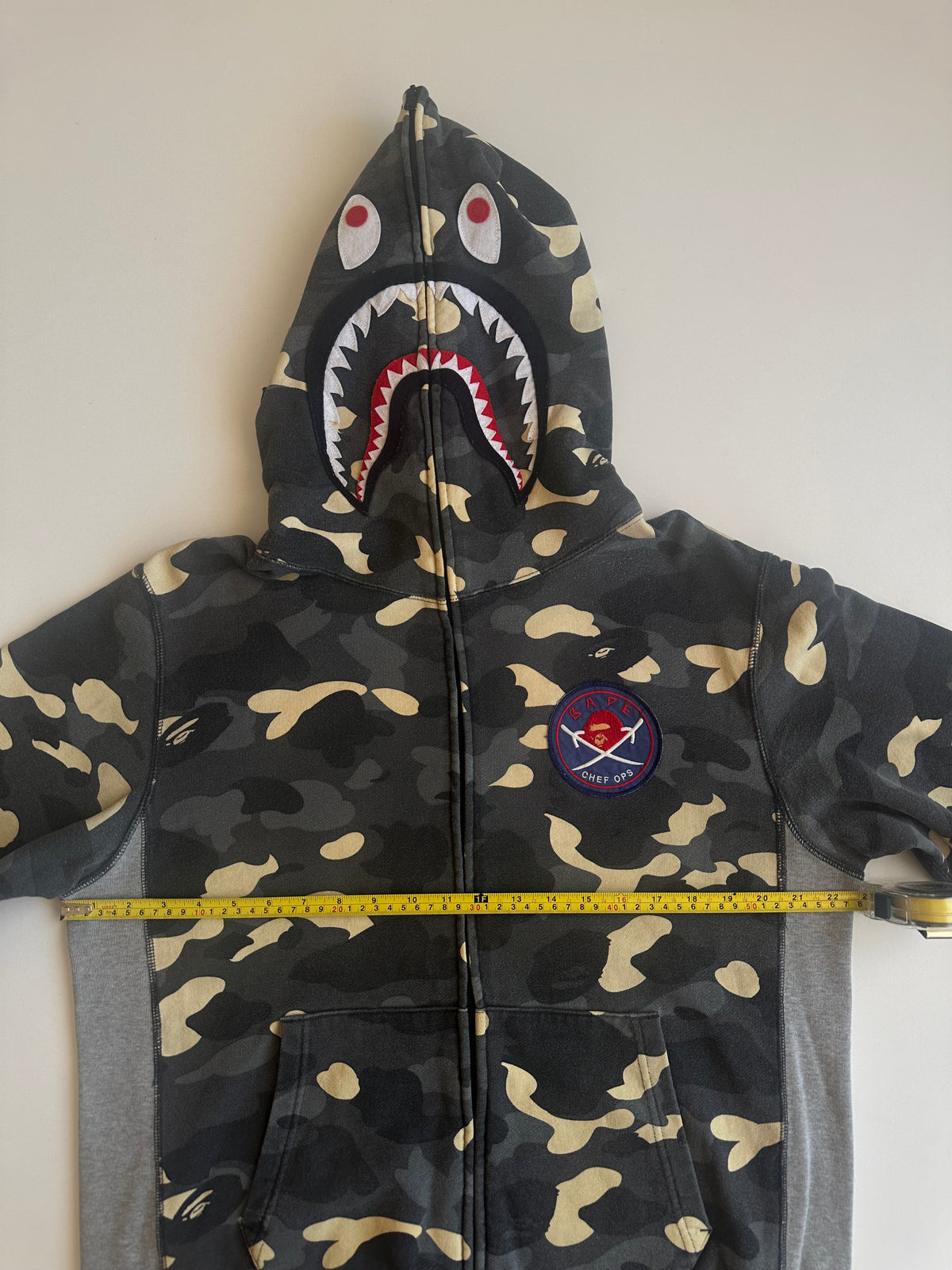 BAPE City Camo Shark Full Zip Hoodie “Chef Ops” Glow in the Dark