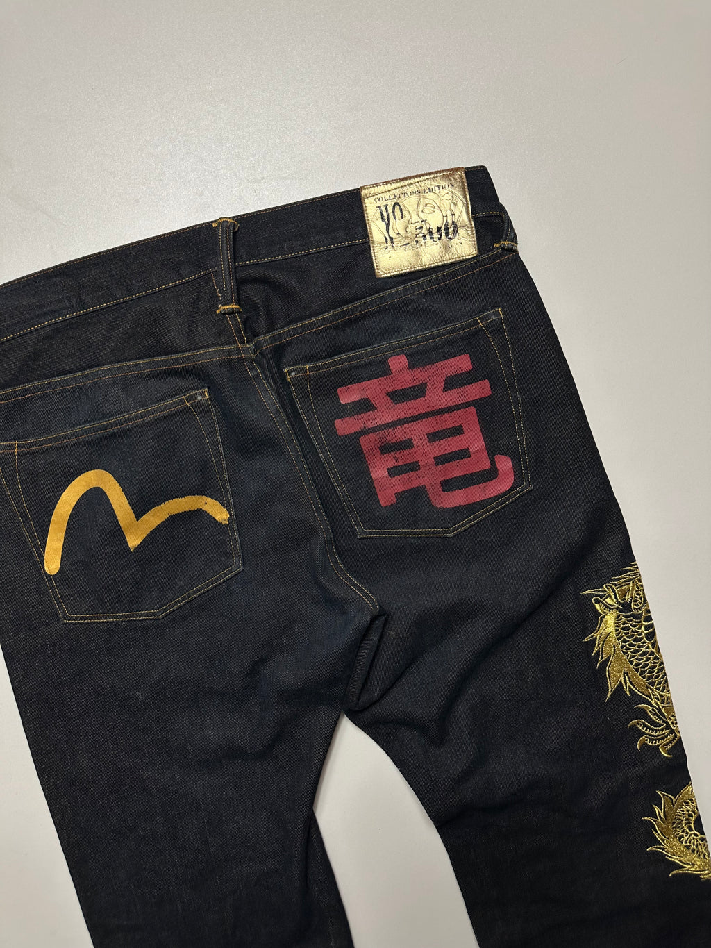 Vintage Evisu Year of The Dragon Collector Edition Raw Selvedge Jeans