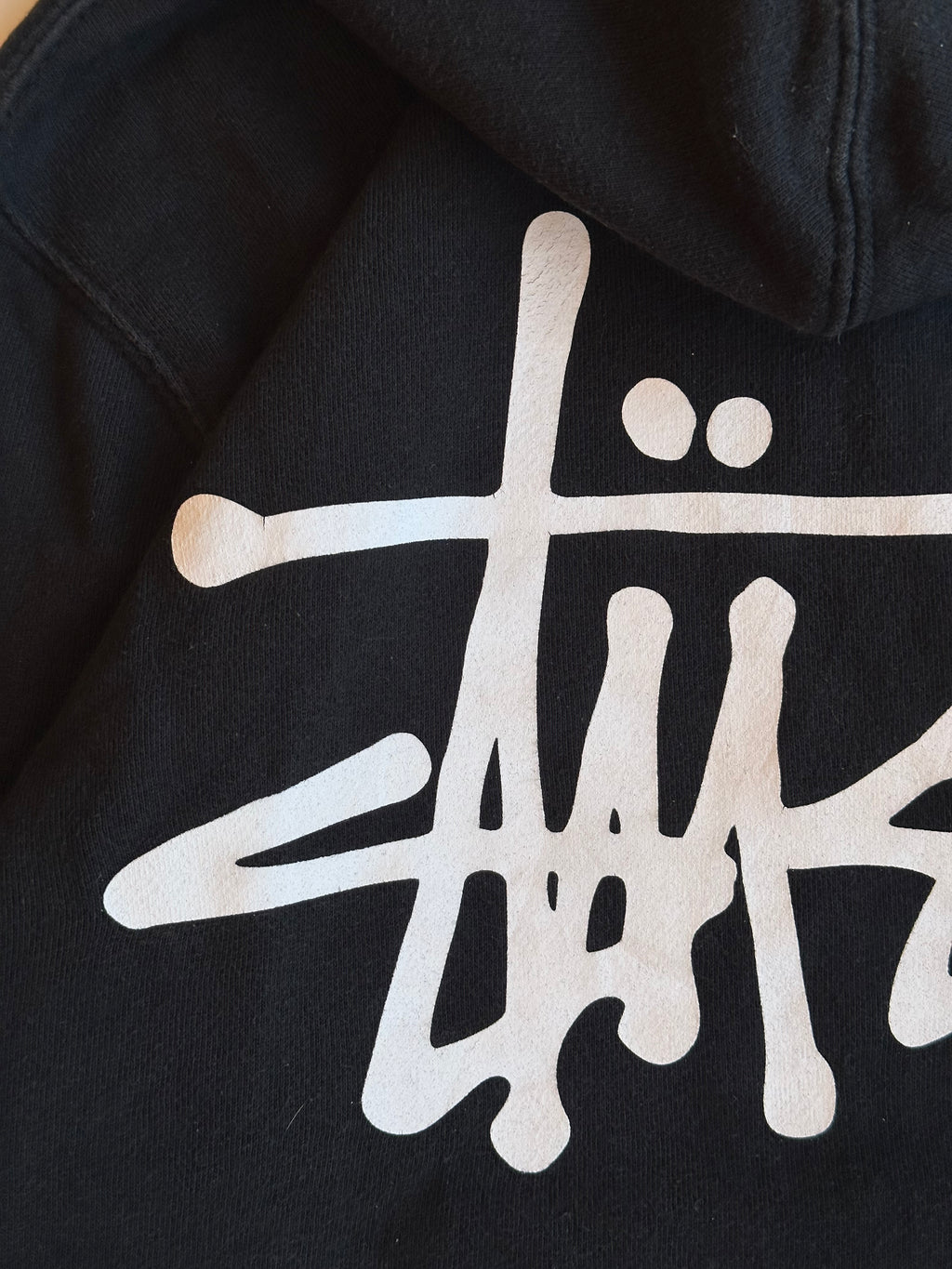 Stussy Basic Logo Zip Hoodie Black