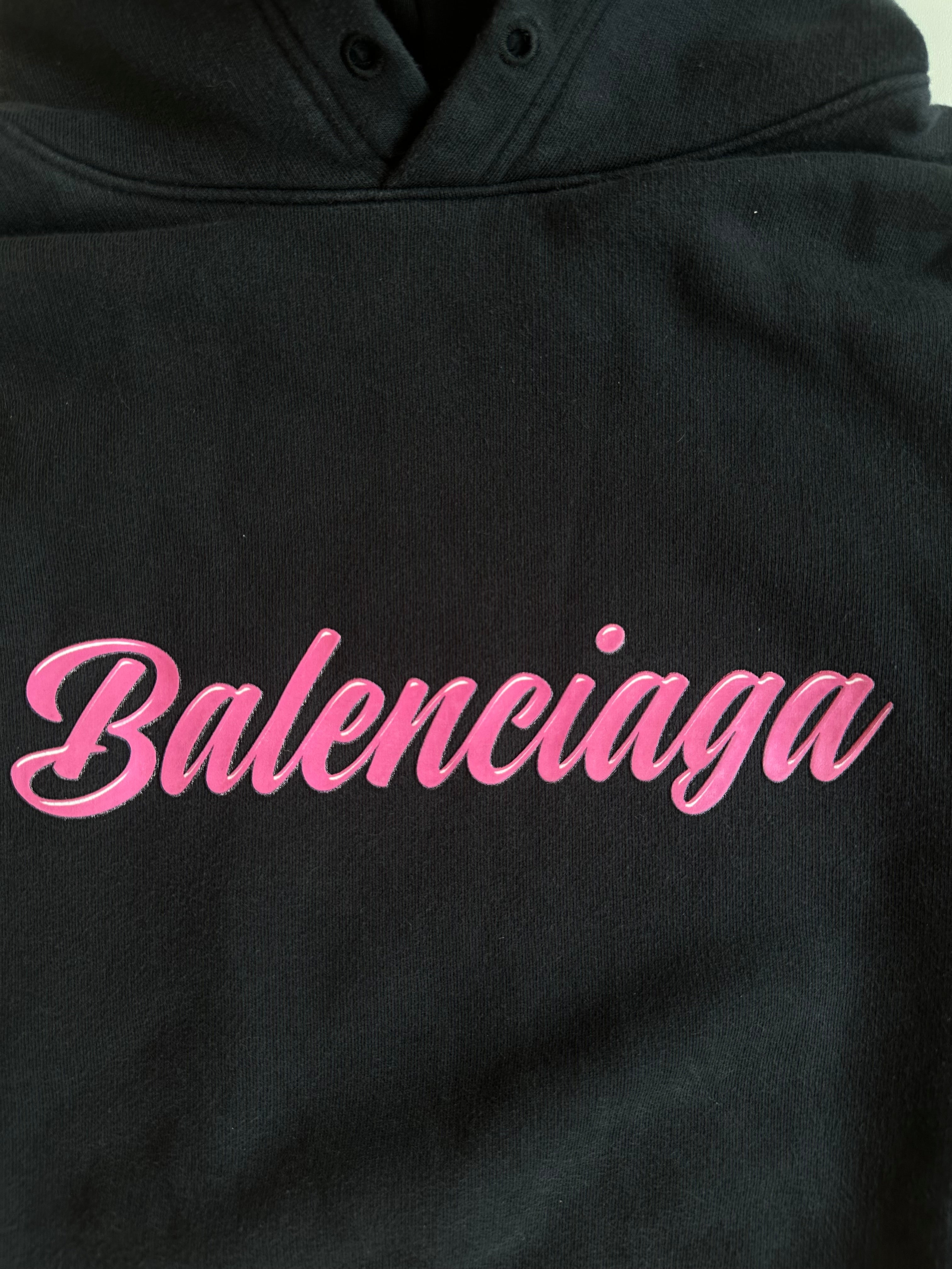 Balenciaga Gloss Logo Hoodie
