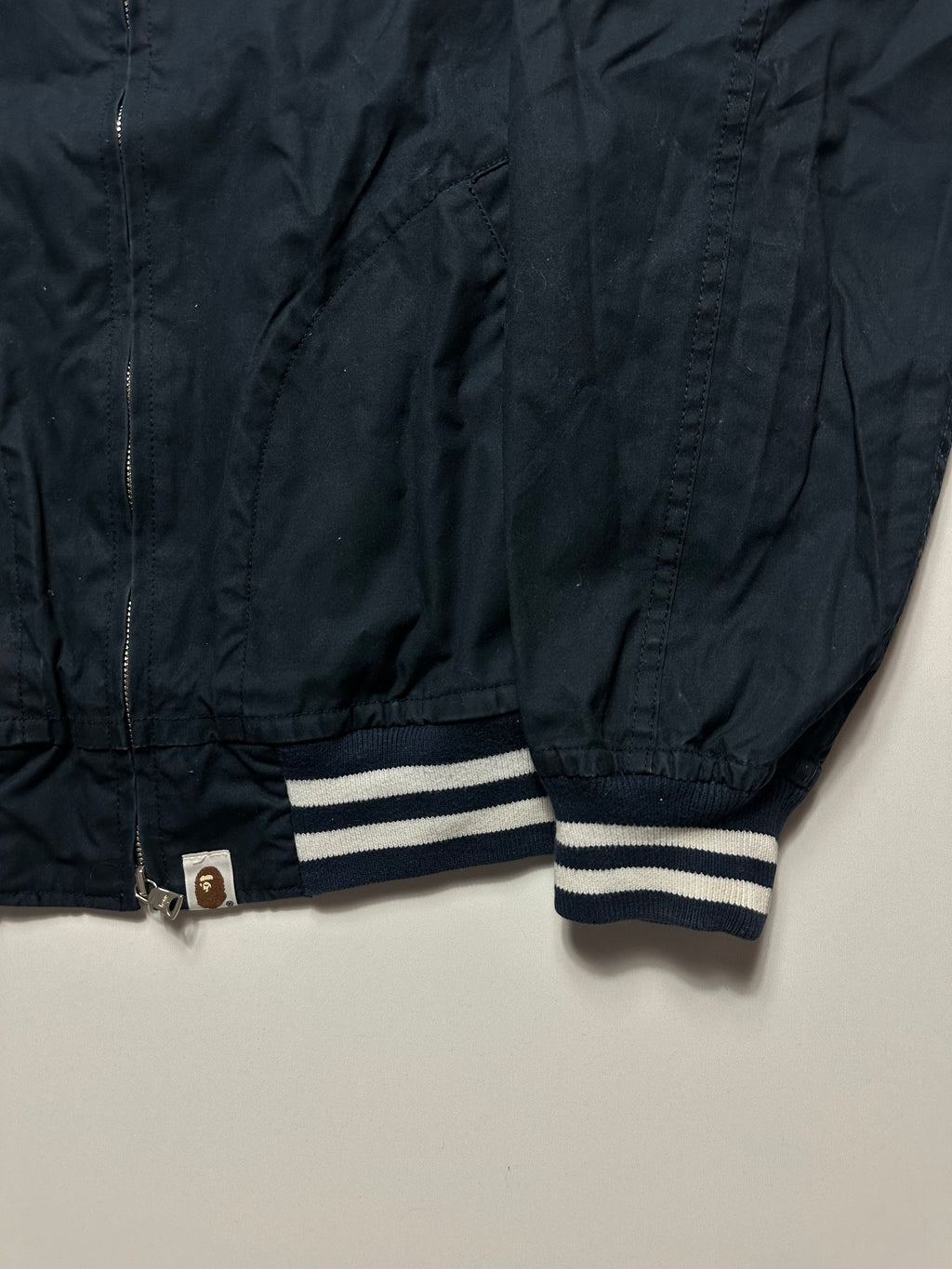 BAPE Ape Shall Never Kill Ape Busy Works Zip Jacket Navy