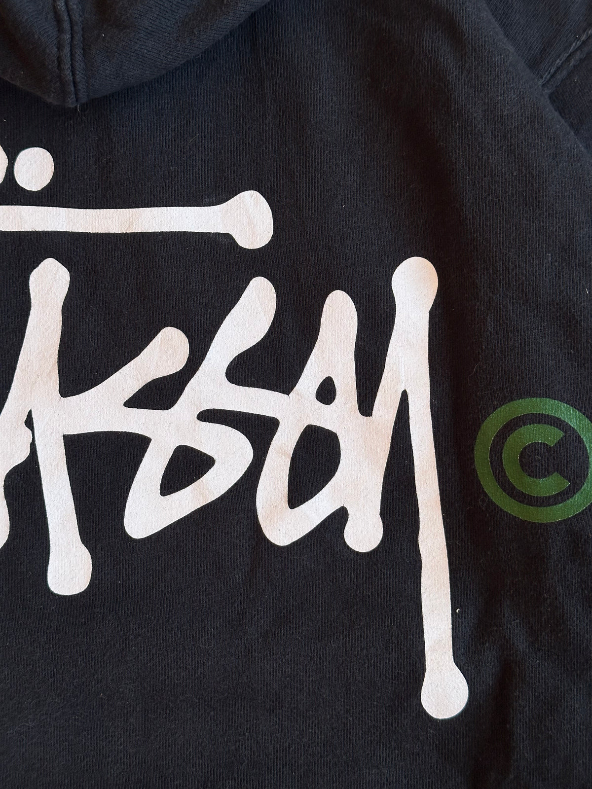 Stussy Basic Logo Zip Hoodie Black