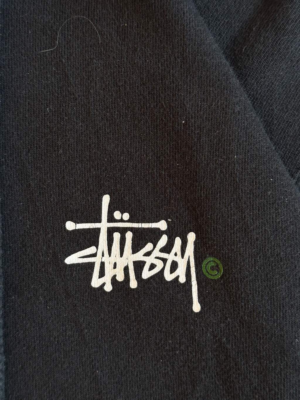 Stussy Basic Logo Zip Hoodie Black