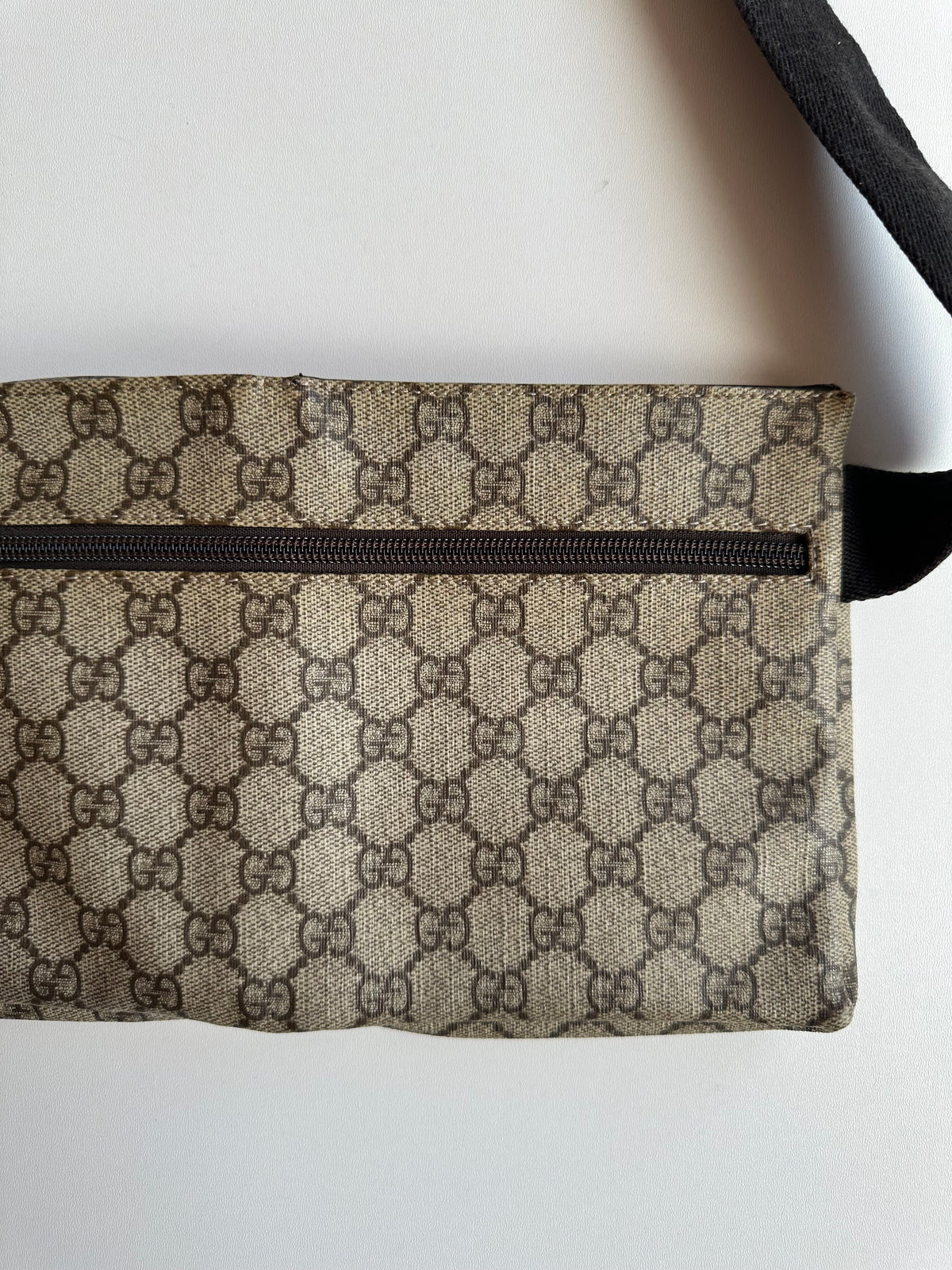 Gucci Vintage GG Monogram Belt Bag – Beige / Brown