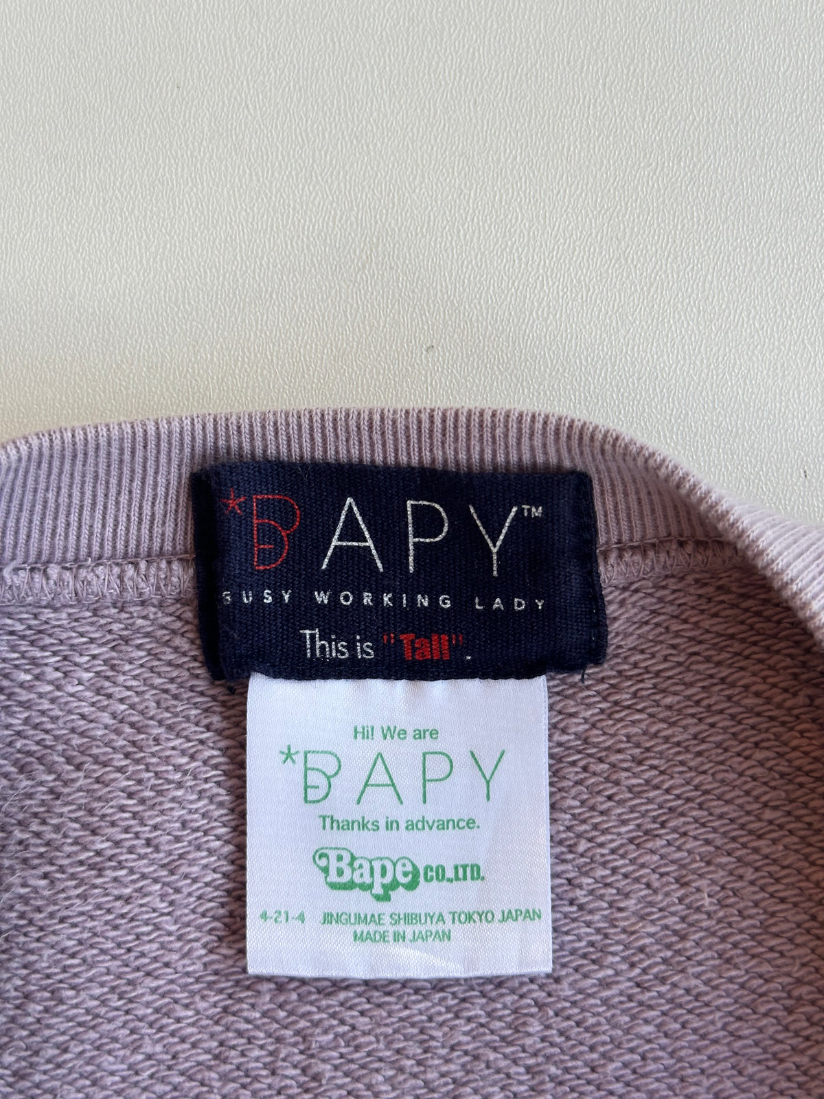 Vintage BAPY by BAPE Crewneck