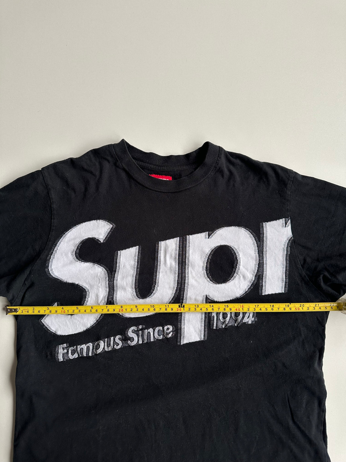 Supreme Intarsia Spellout S/S Top Black – SS21