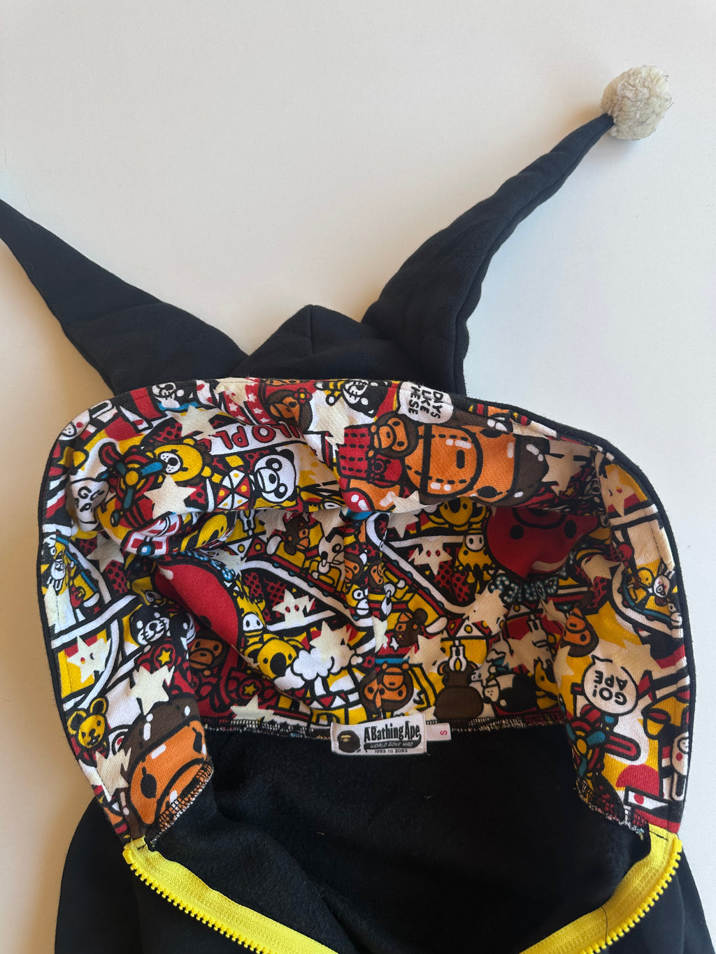 BAPE Milo Land Devil Zip Hoodie Black