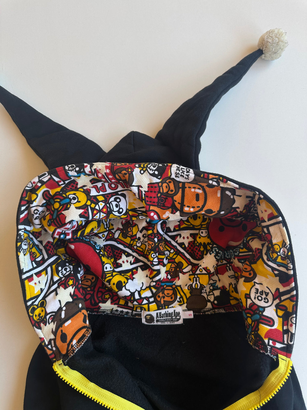 BAPE Milo Land Devil Zip Hoodie Black