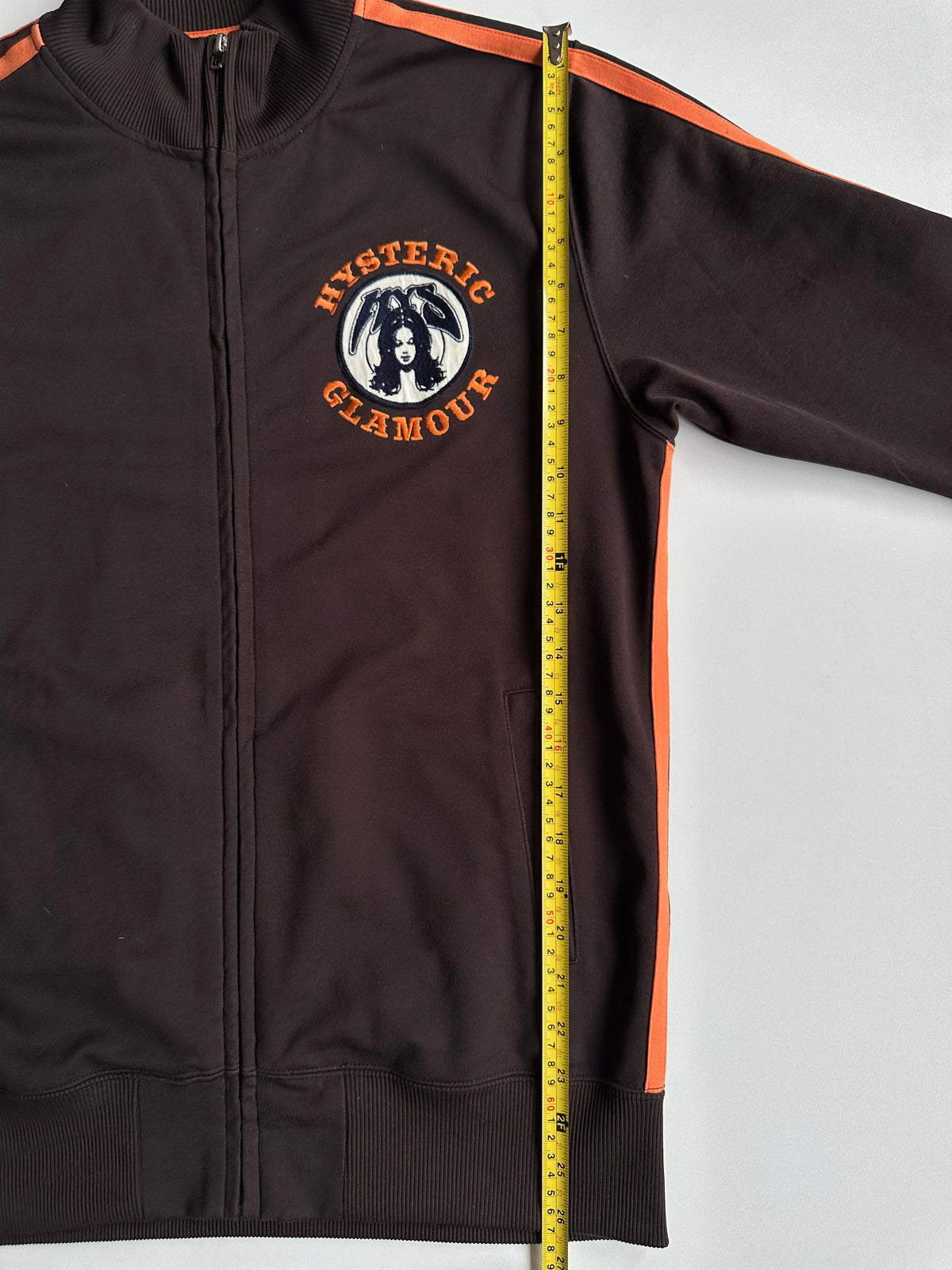 Vintage Hysteric Glamour Logo Track Jacket Brown / Orange