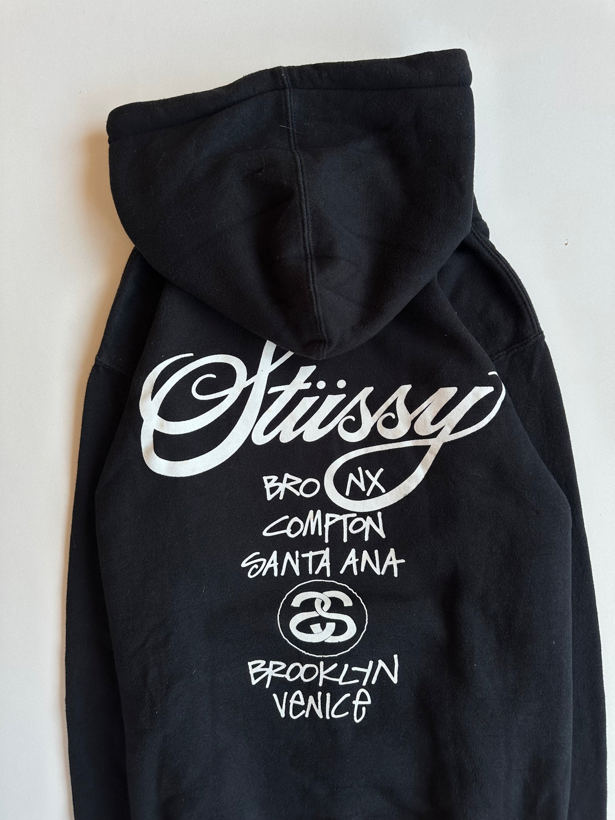 Stussy World Tour Pullover Hoodie Black