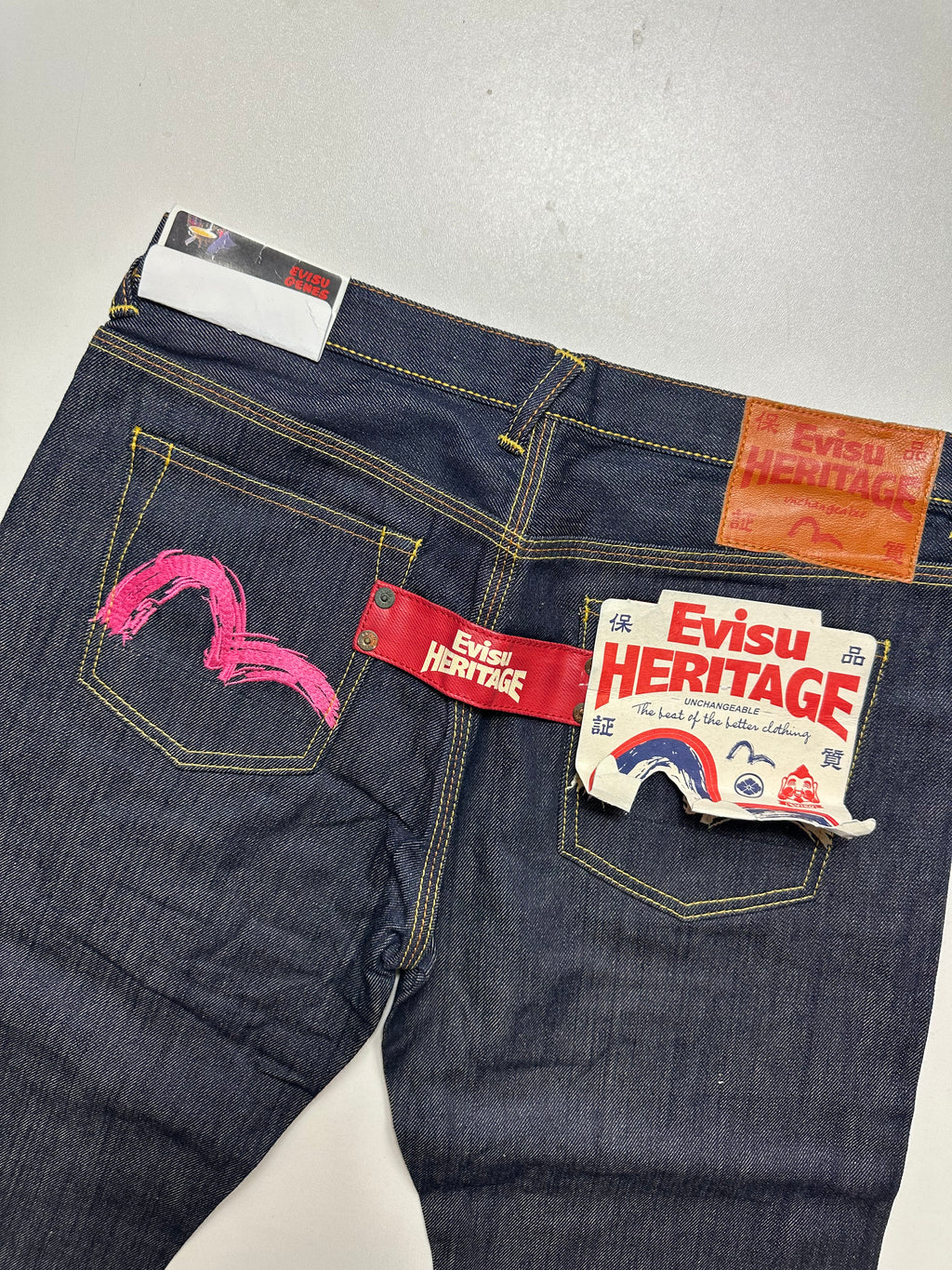 Vintage Evisu Embroidered Seagull Selvedge Jeans