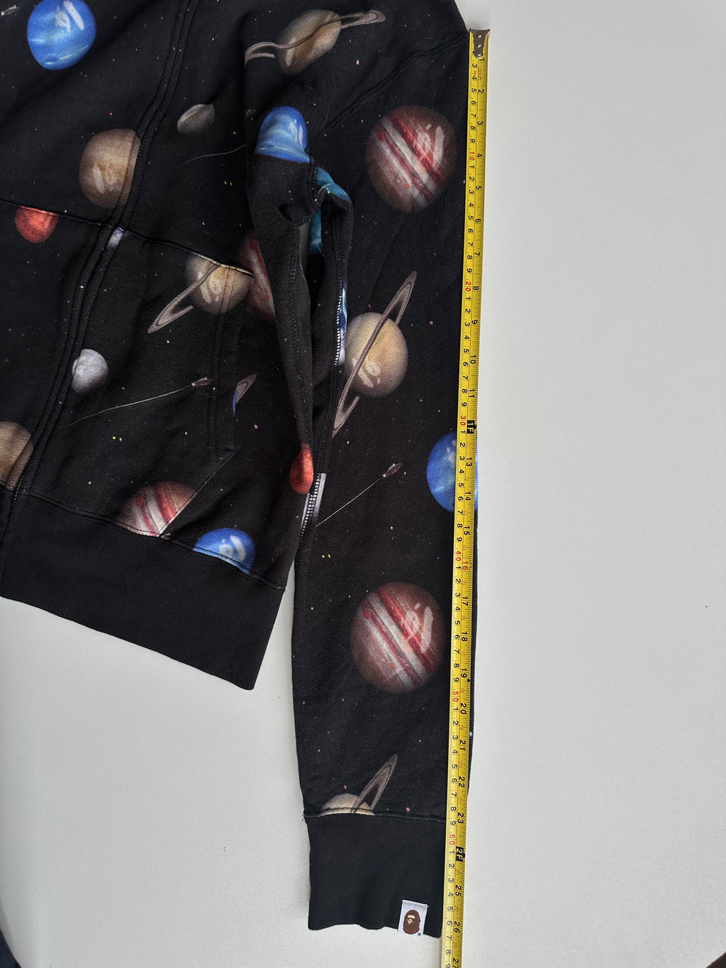 Bape Galaxy Shark Full Zip Hoodie - Size M