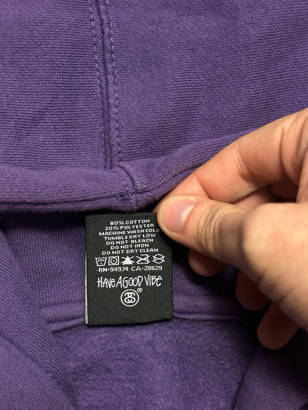 Vintage Stussy Zip Hoodie