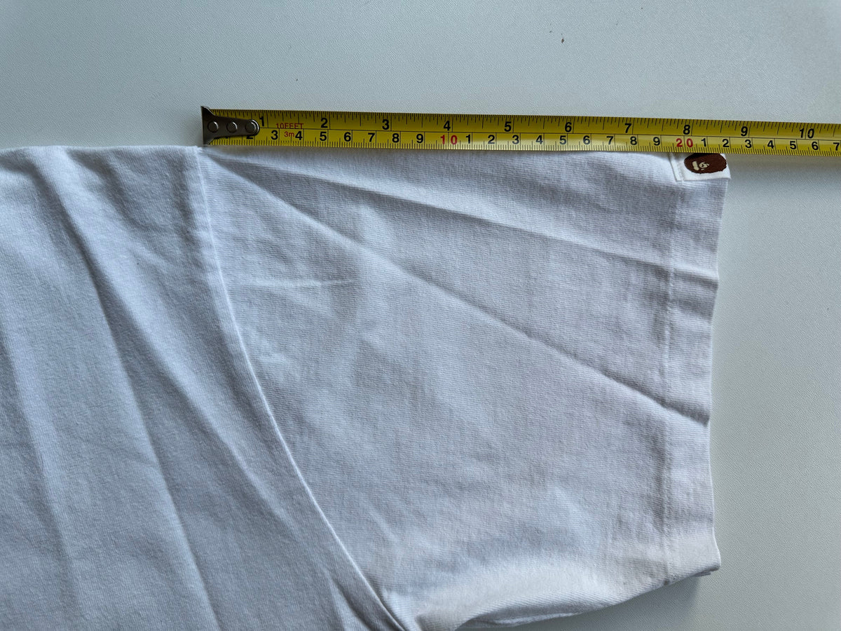BAPE x JAM HOME MADE Ape Head T-Shirt White / Silver