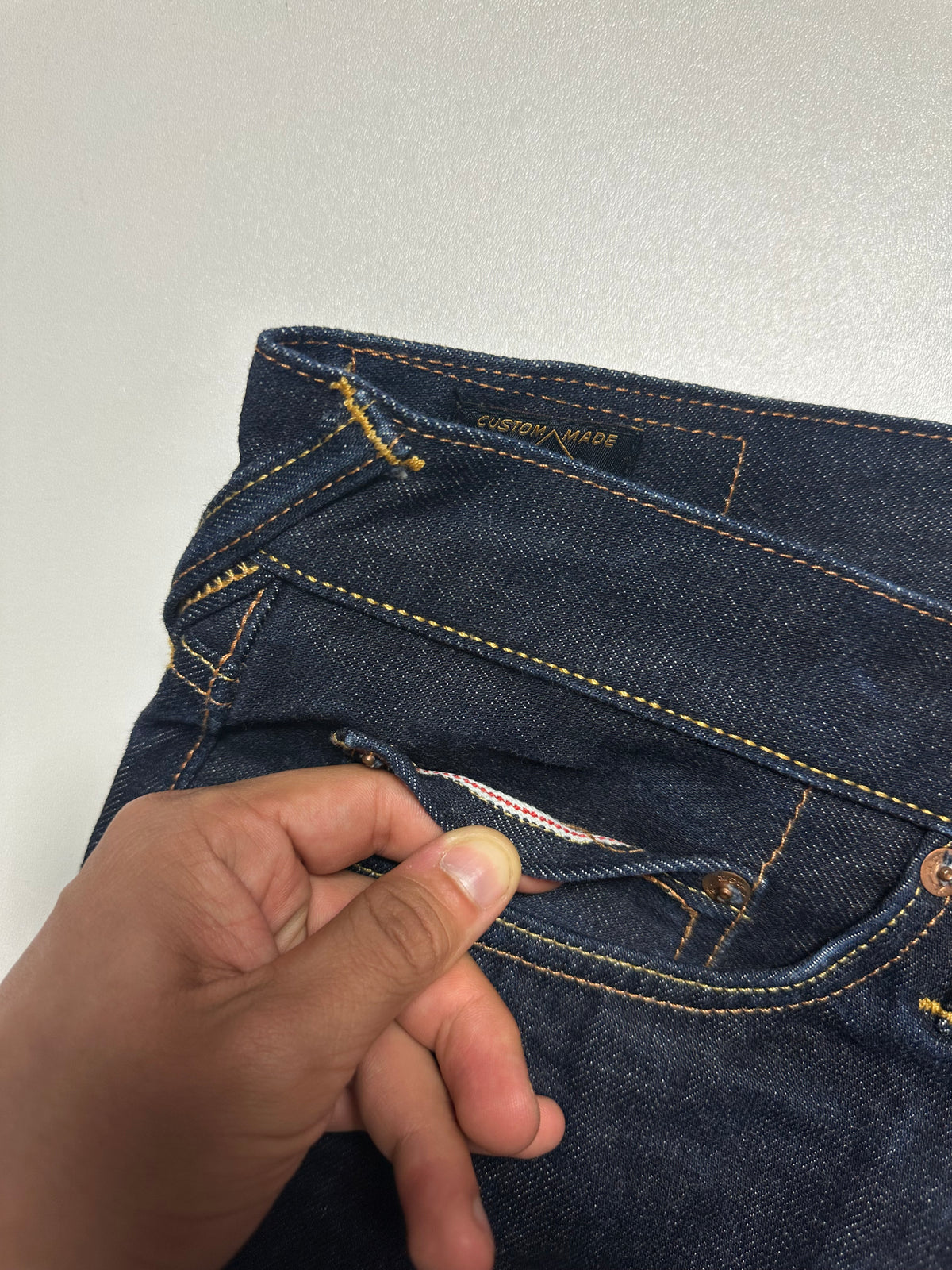 Vintage Evisu Embroidered Big Daicock Selvedge Jeans