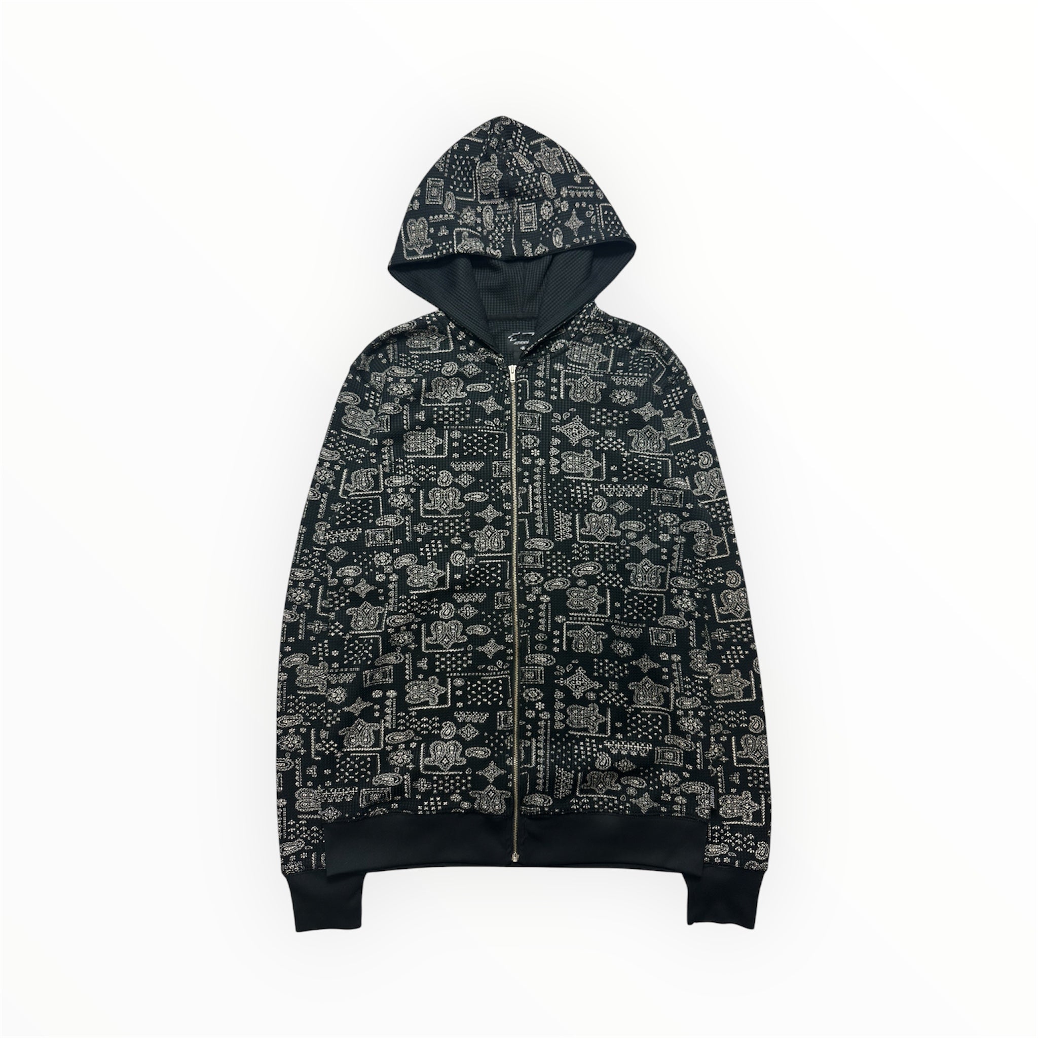 Vintage Stussy Thermal Zip Hoodie