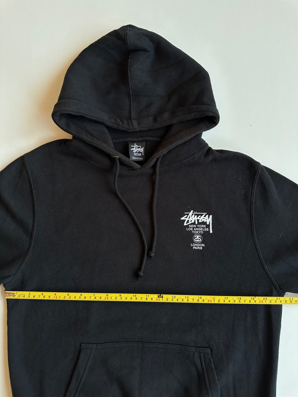 Stussy World Tour Pullover Hoodie Black