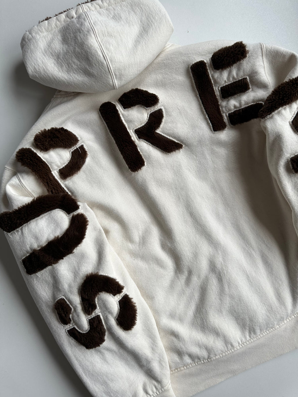 Supreme Faux Fur Zip Up Hoodie