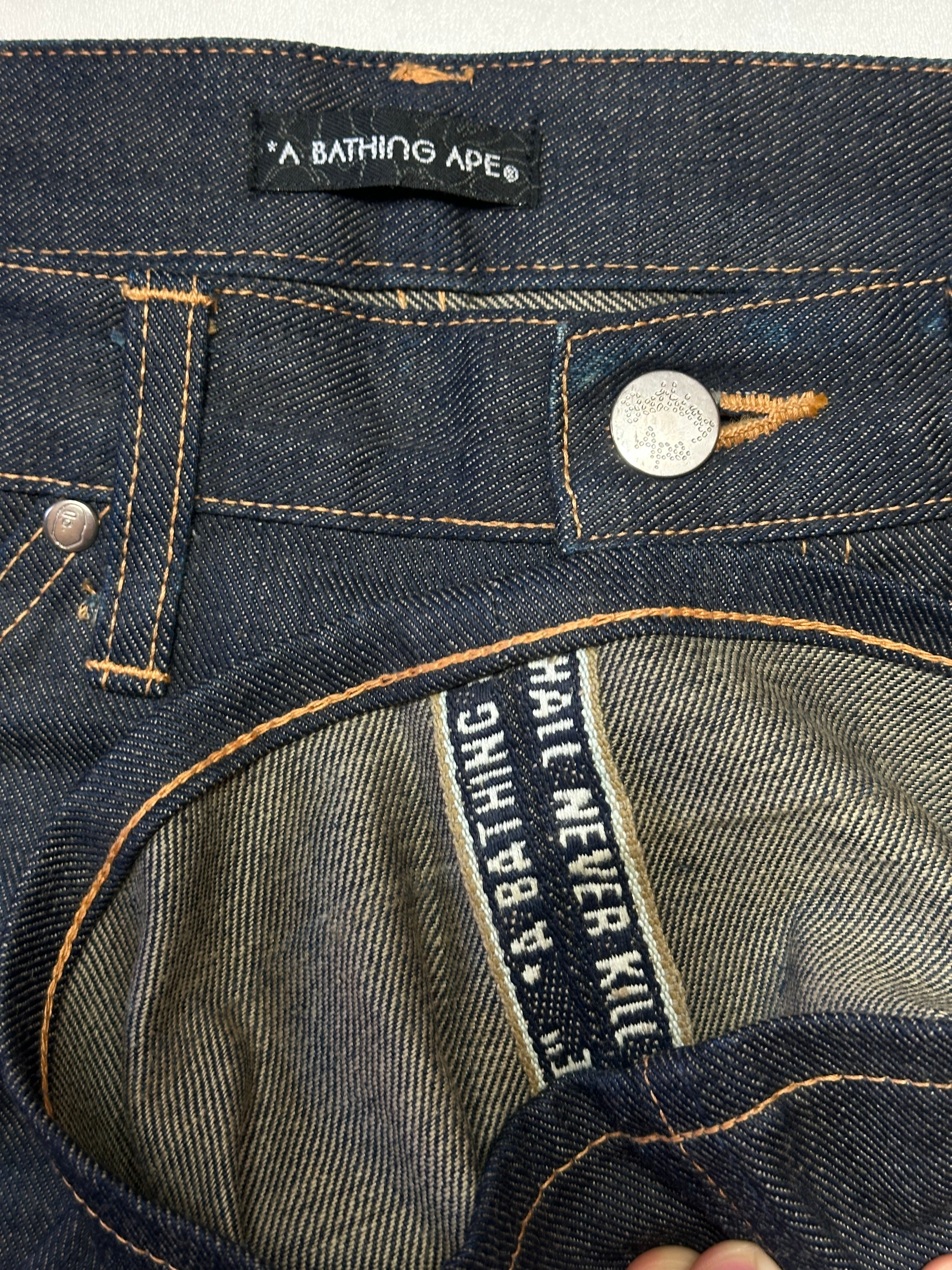 Vintage Bape Slevedge Jeans