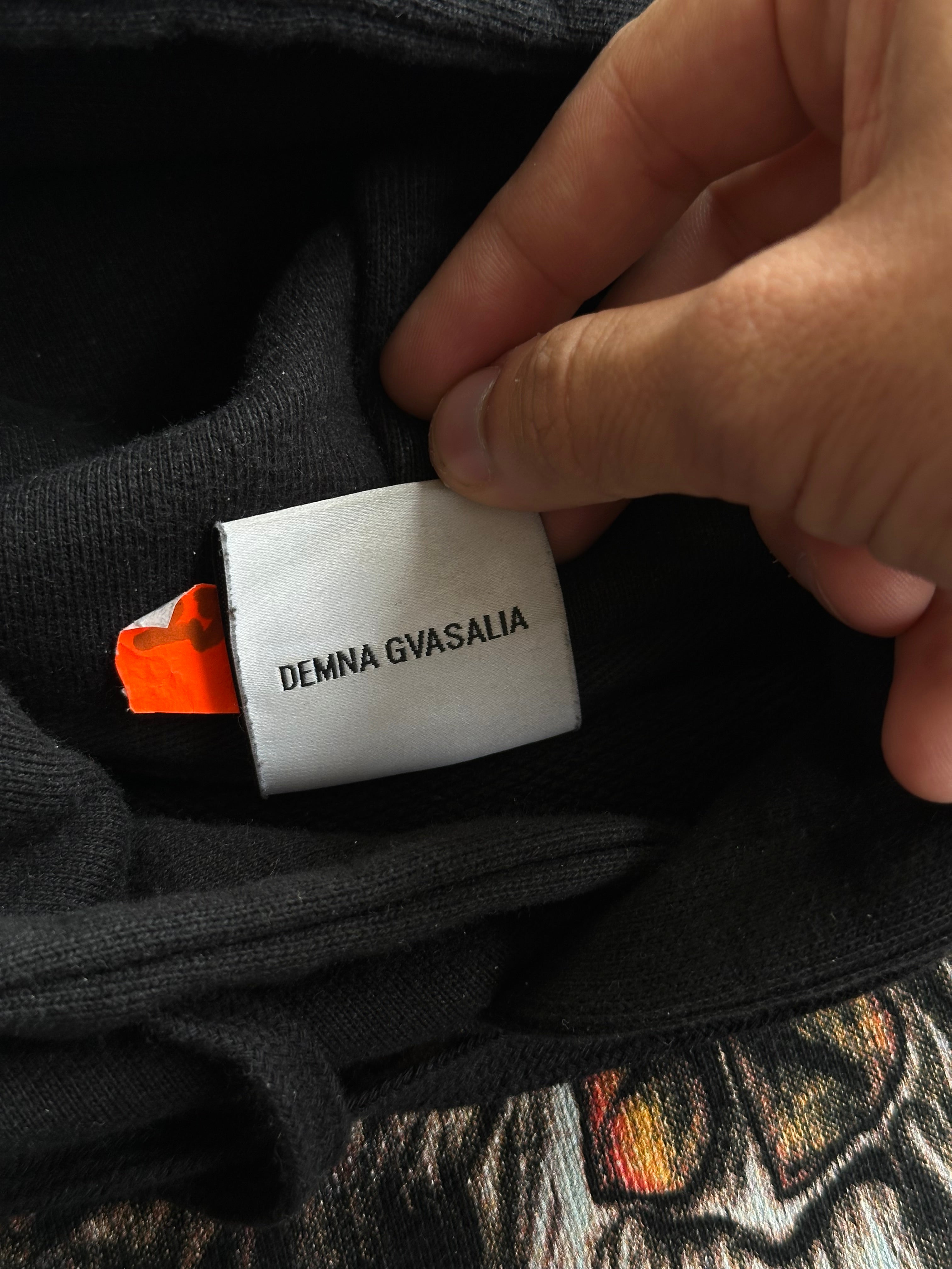 AW18 Vetements Misplaced Skull Hoodie