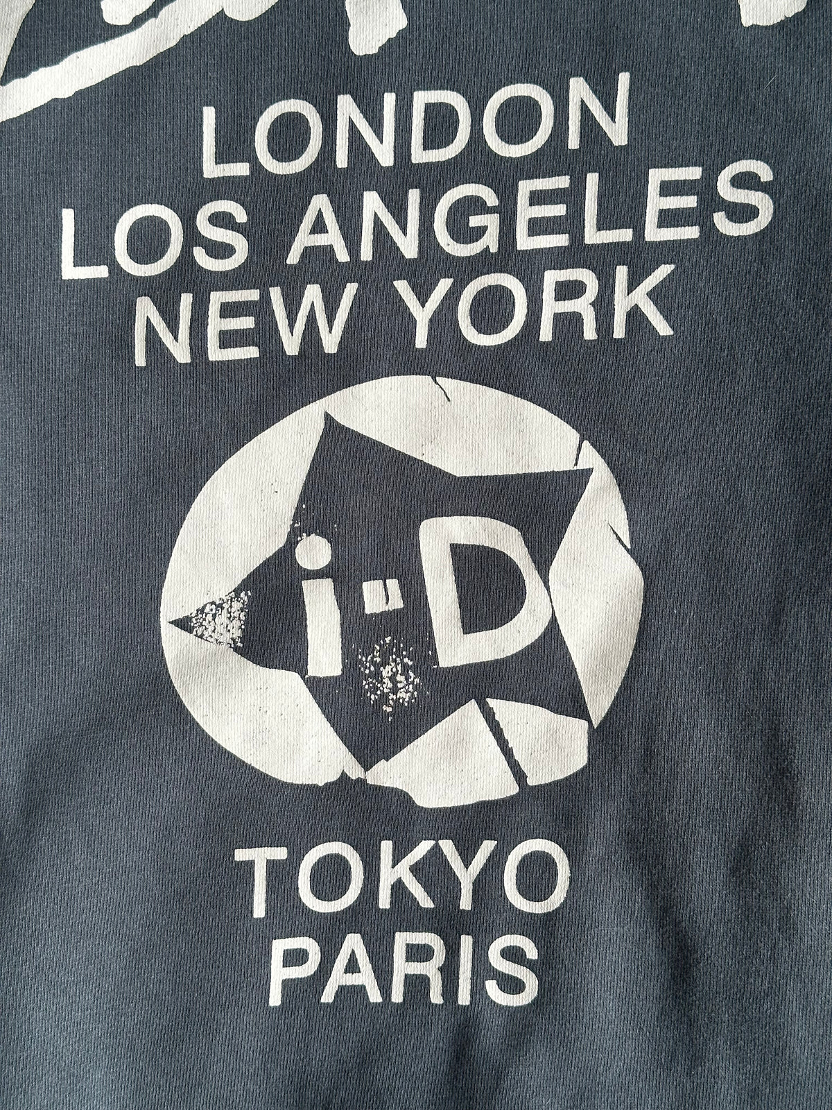 Stussy x i-D World Tour Pigment Dyed Hoodie Grey – 2018