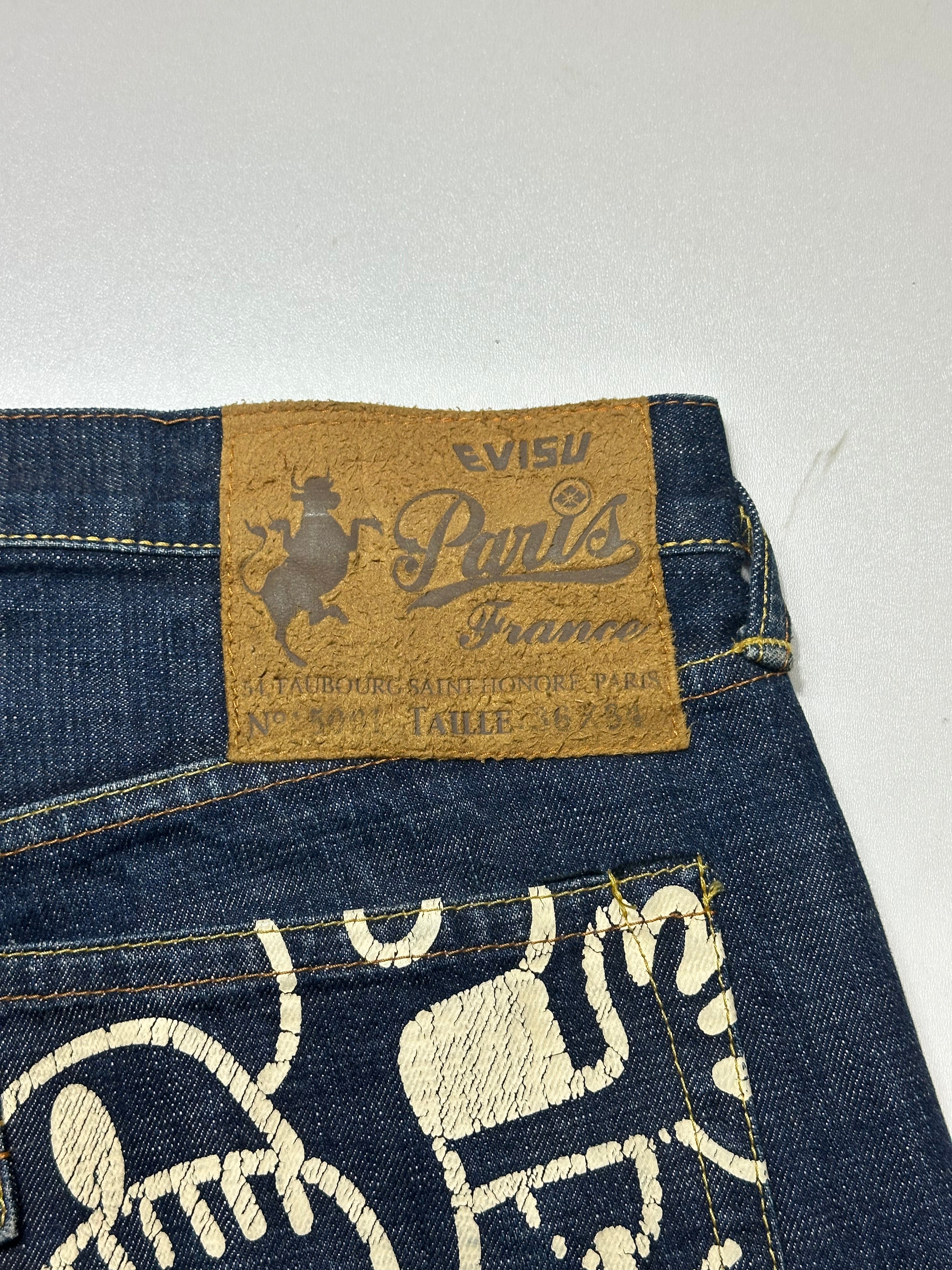 Vintage Evisu Paris Big Daicock Jeans