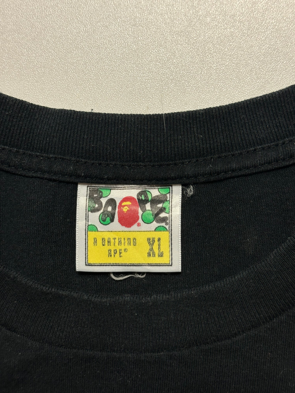 BAPE Color Camo Crazy College Tee Black – SS23 – Size XL