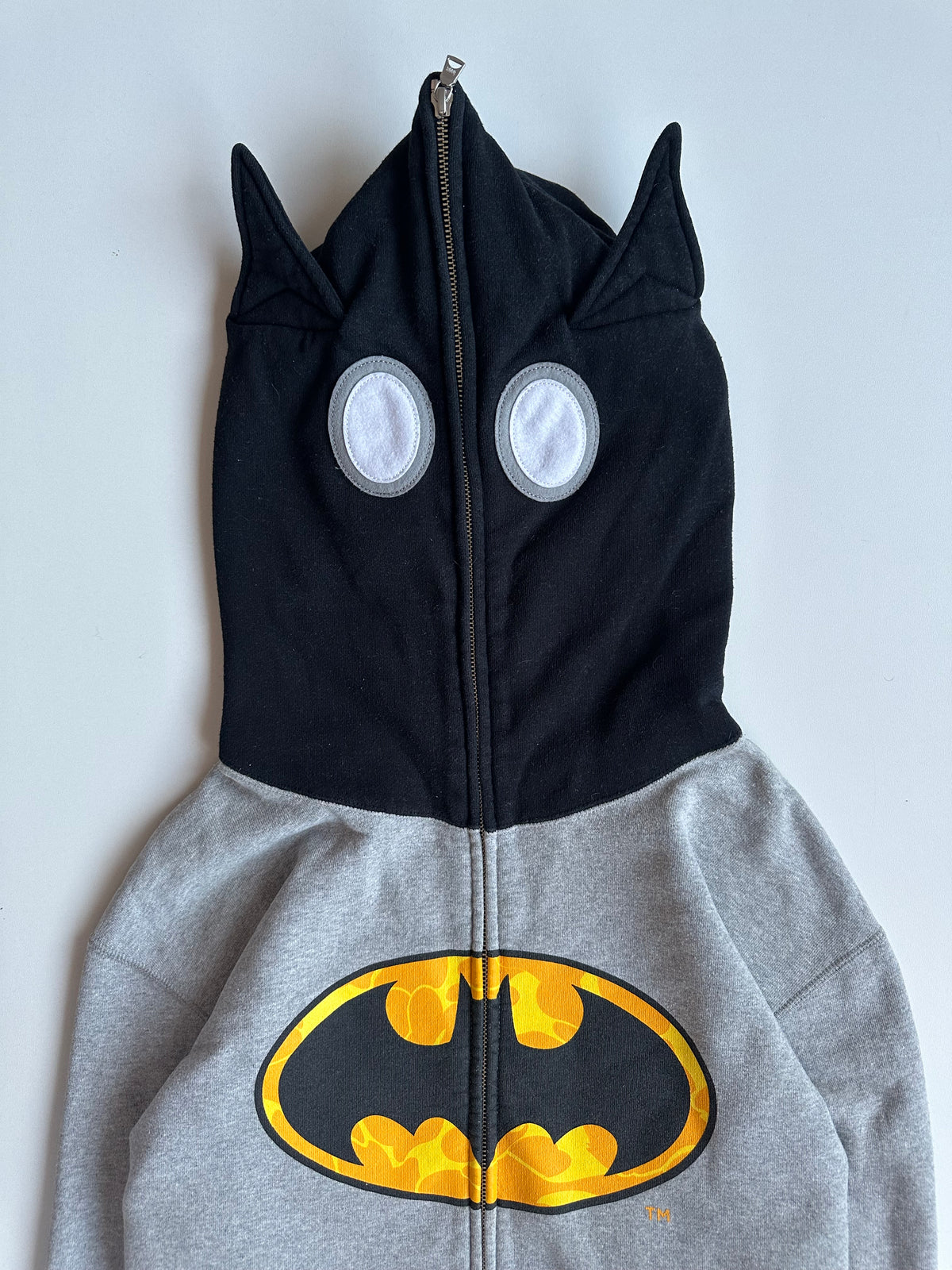 BAPE x DC Batman Full Zip Hoodie Grey – SS19