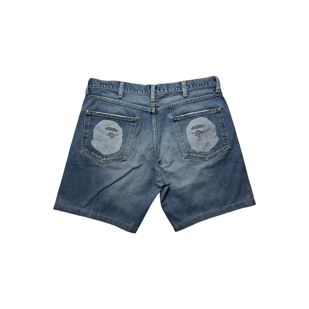 Vintage Bape Head Selvedge Jorts