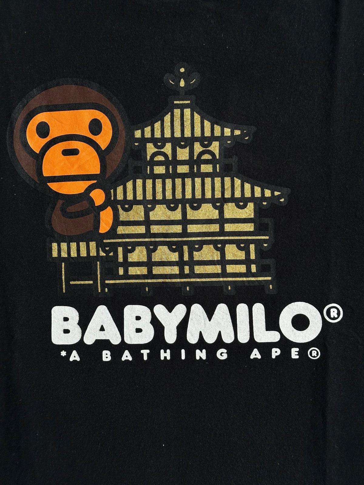 BAPE Baby Milo Kyoto Exclusive Graphic Tee Black – Size M