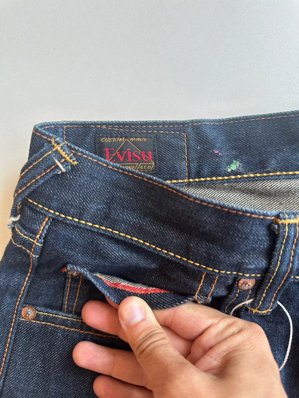 Vintage Evisu Big Daicock Slevedge Jeans