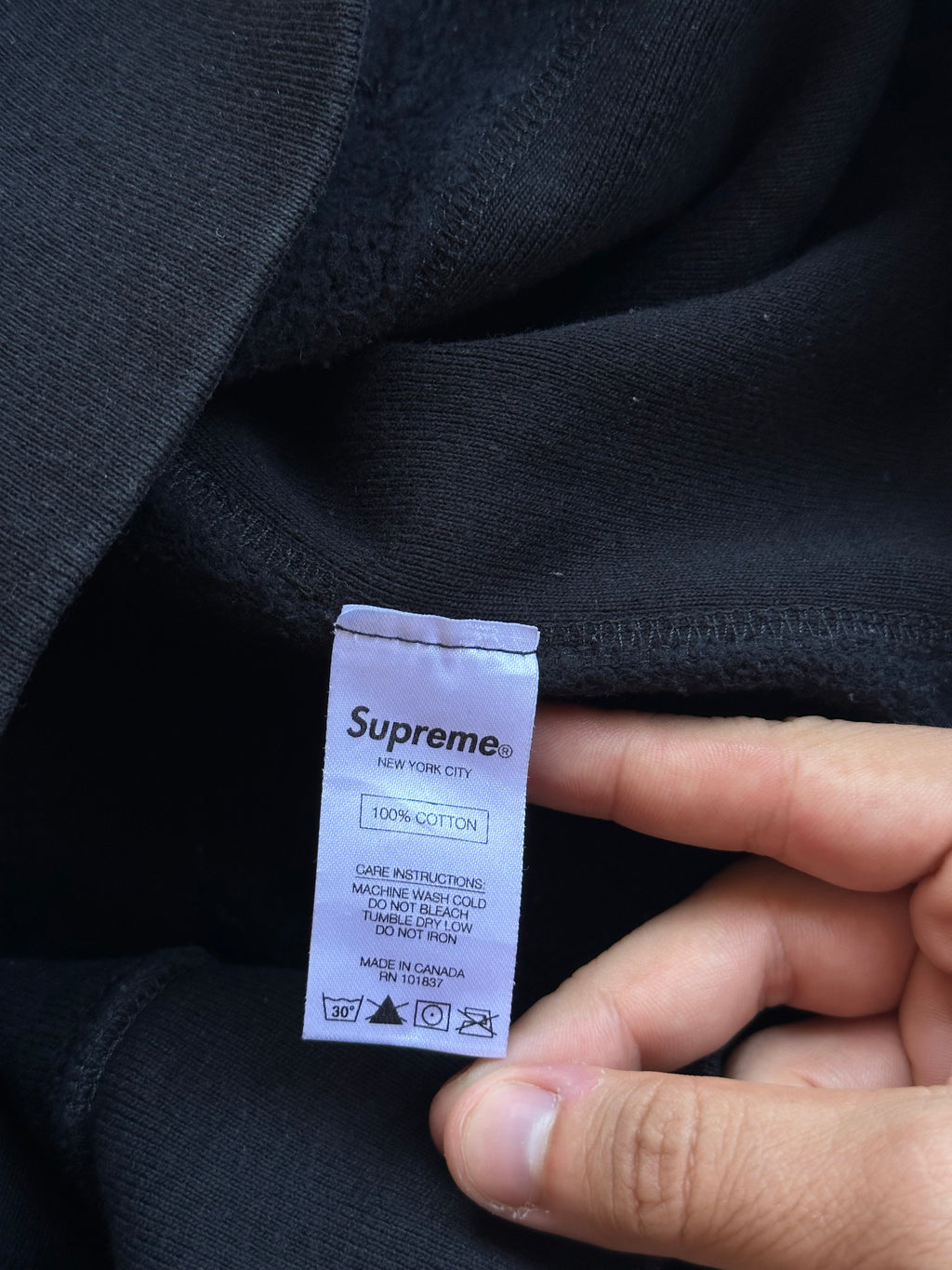 Supreme x Black Sabbath Hooded Sweatshirt Black – SS16