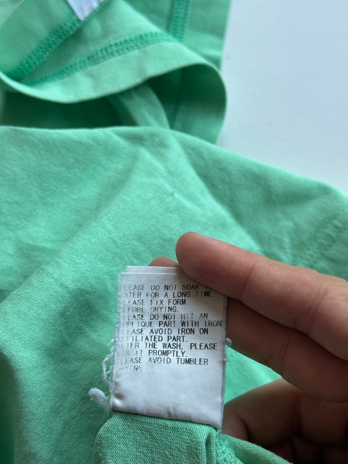 BAPE Varsity Logo Tee Mint Green / Pink