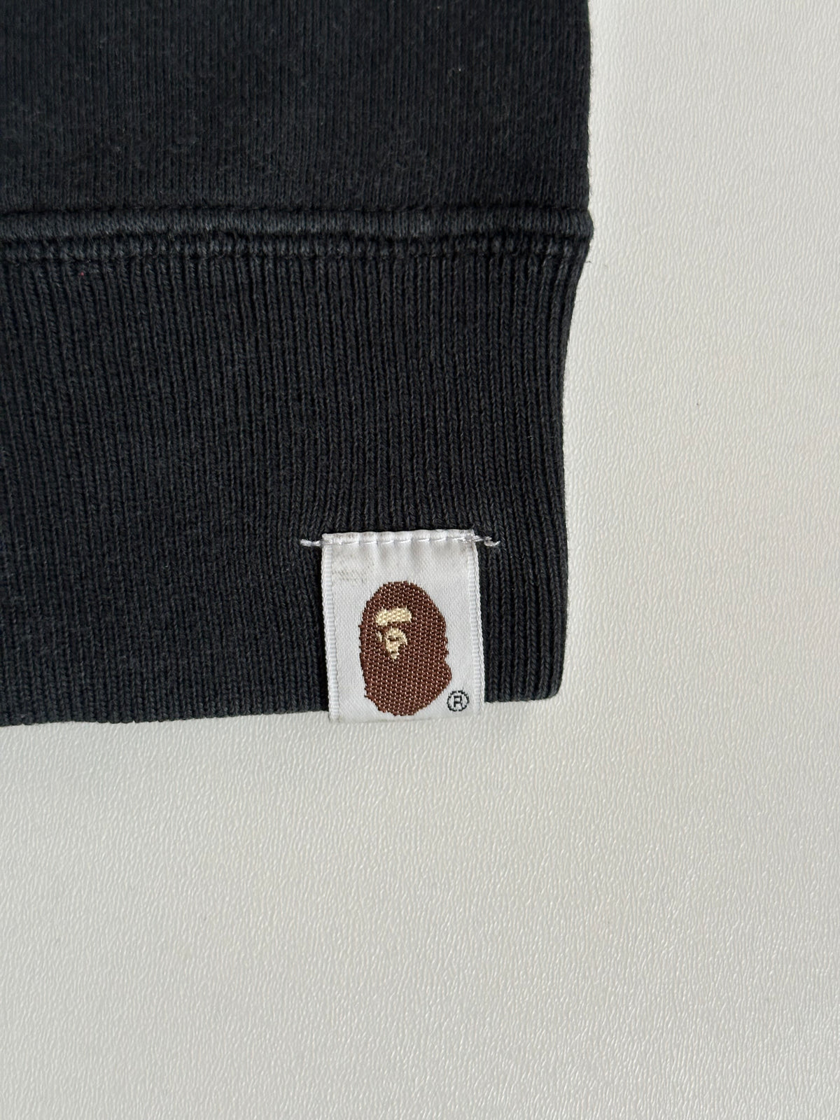 BAPE Pink Camo Big APE Logo Crewneck Sweatshirt Black - Size M