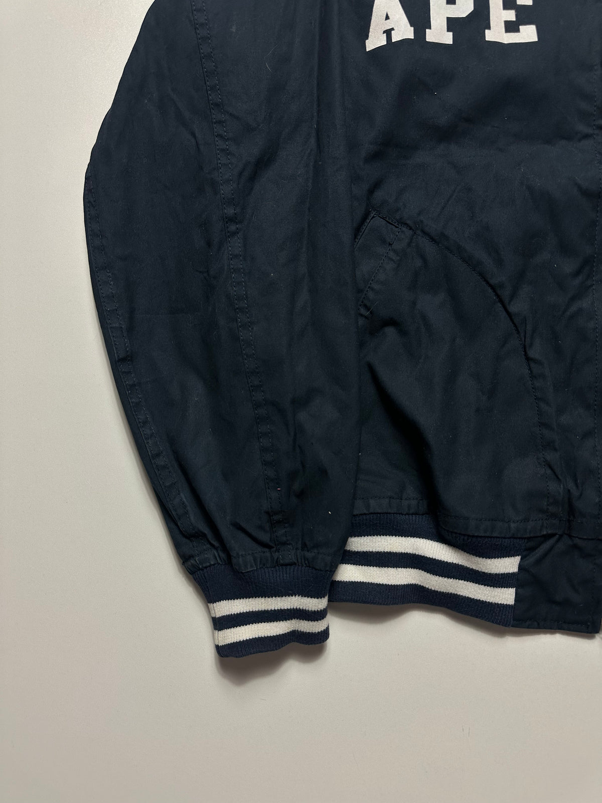 BAPE Ape Shall Never Kill Ape Busy Works Zip Jacket Navy
