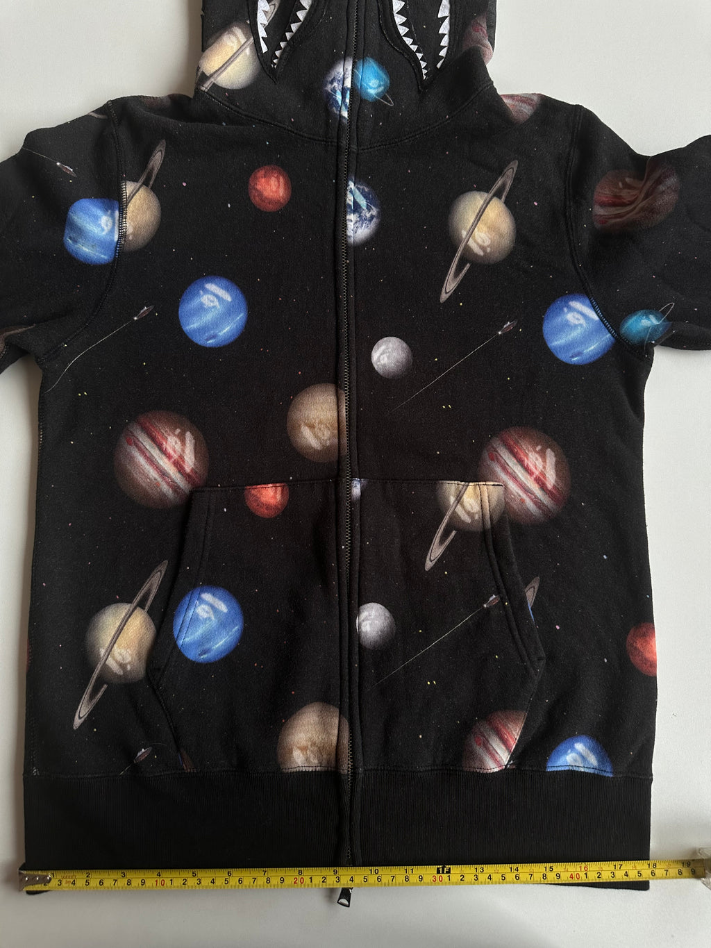 Bape Galaxy Shark Full Zip Hoodie - Size M