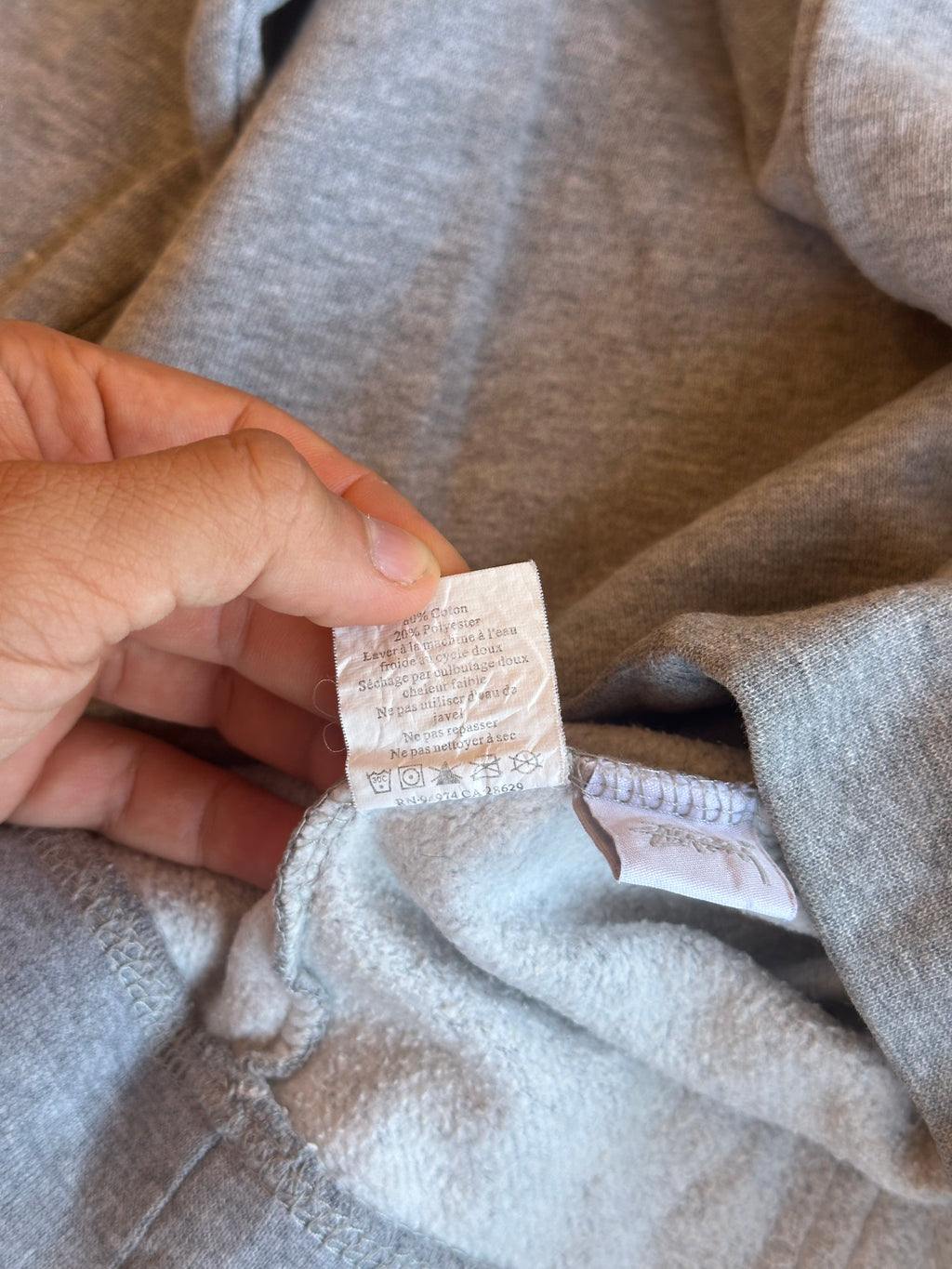 Stussy Basic Logo Zip Hoodie Ash Heather